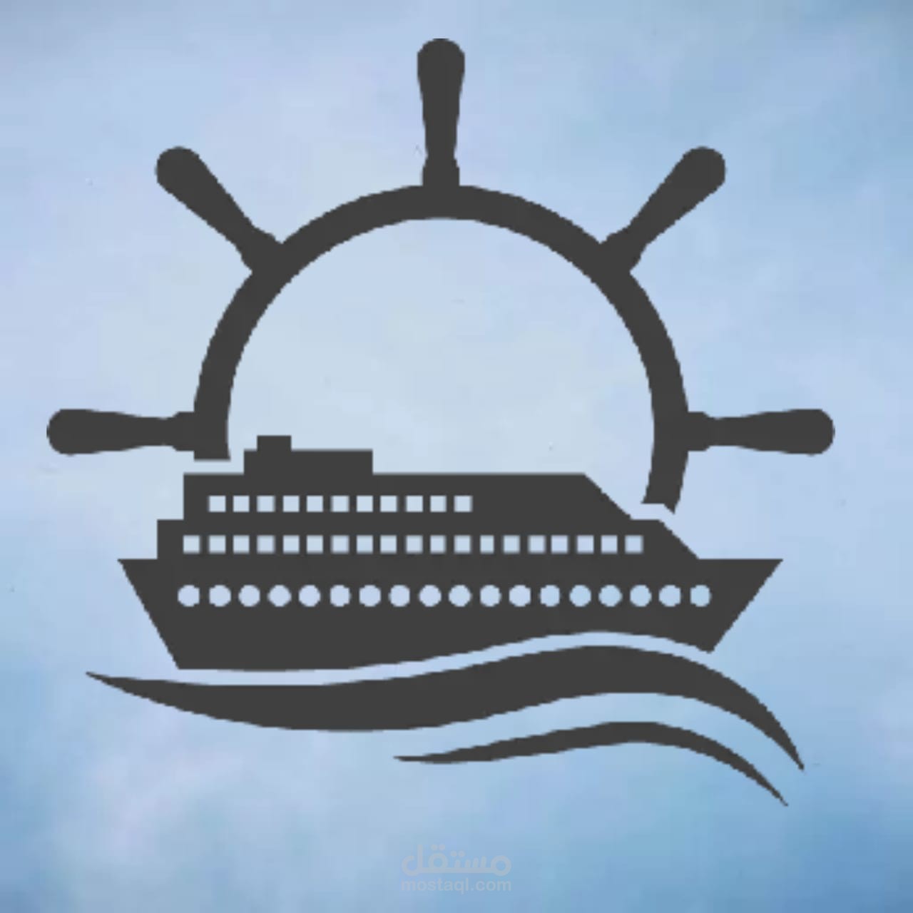 تصميم لوجو لشركة بحرية
