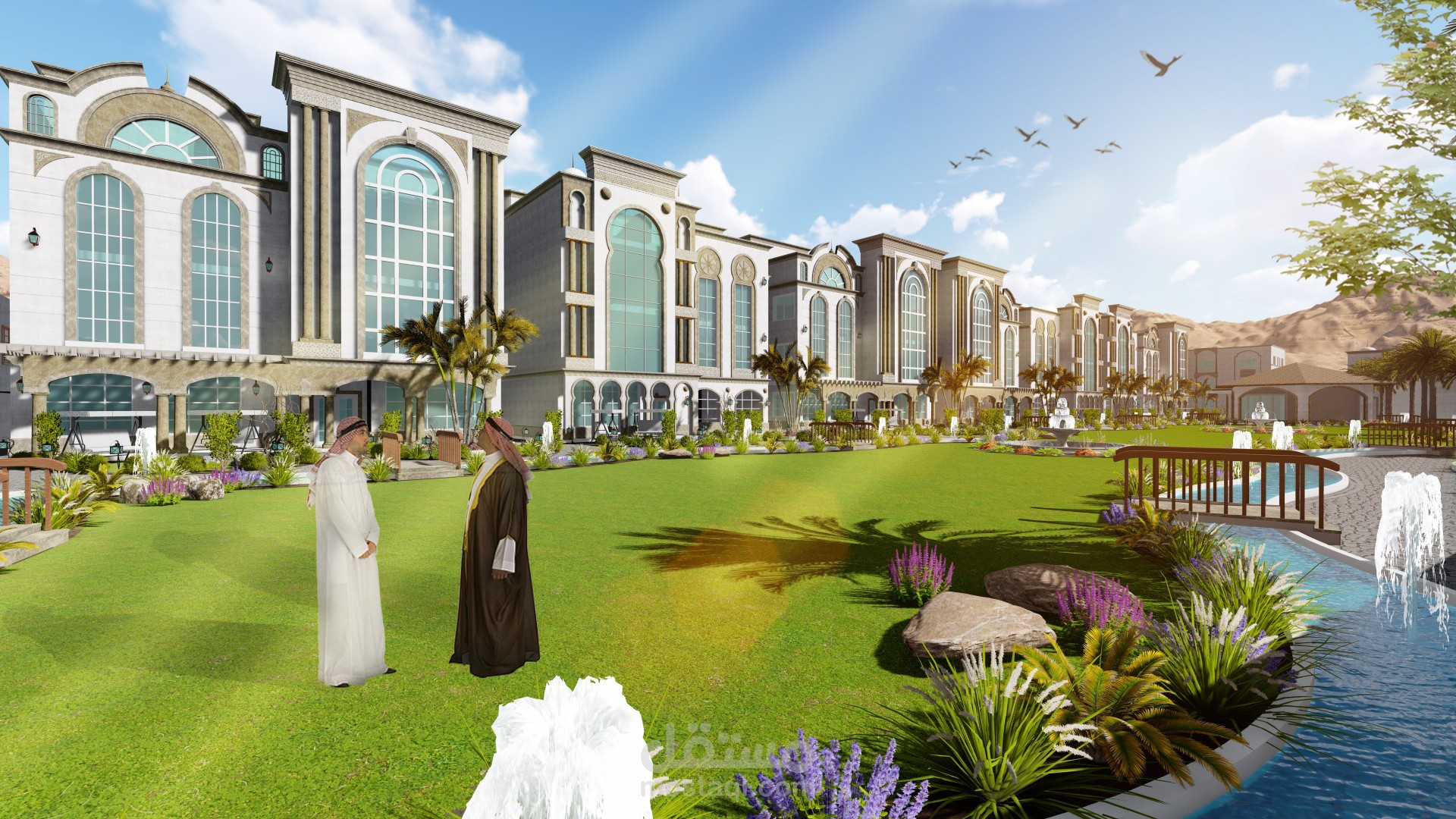 مجمع سكني - مجموعة فلل سكنيه في المملكه العربية السعودية