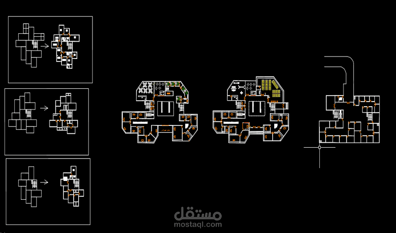 تصميم رسومات معمارية وتنفيذية بواسطة برنامج الاتوكاد
