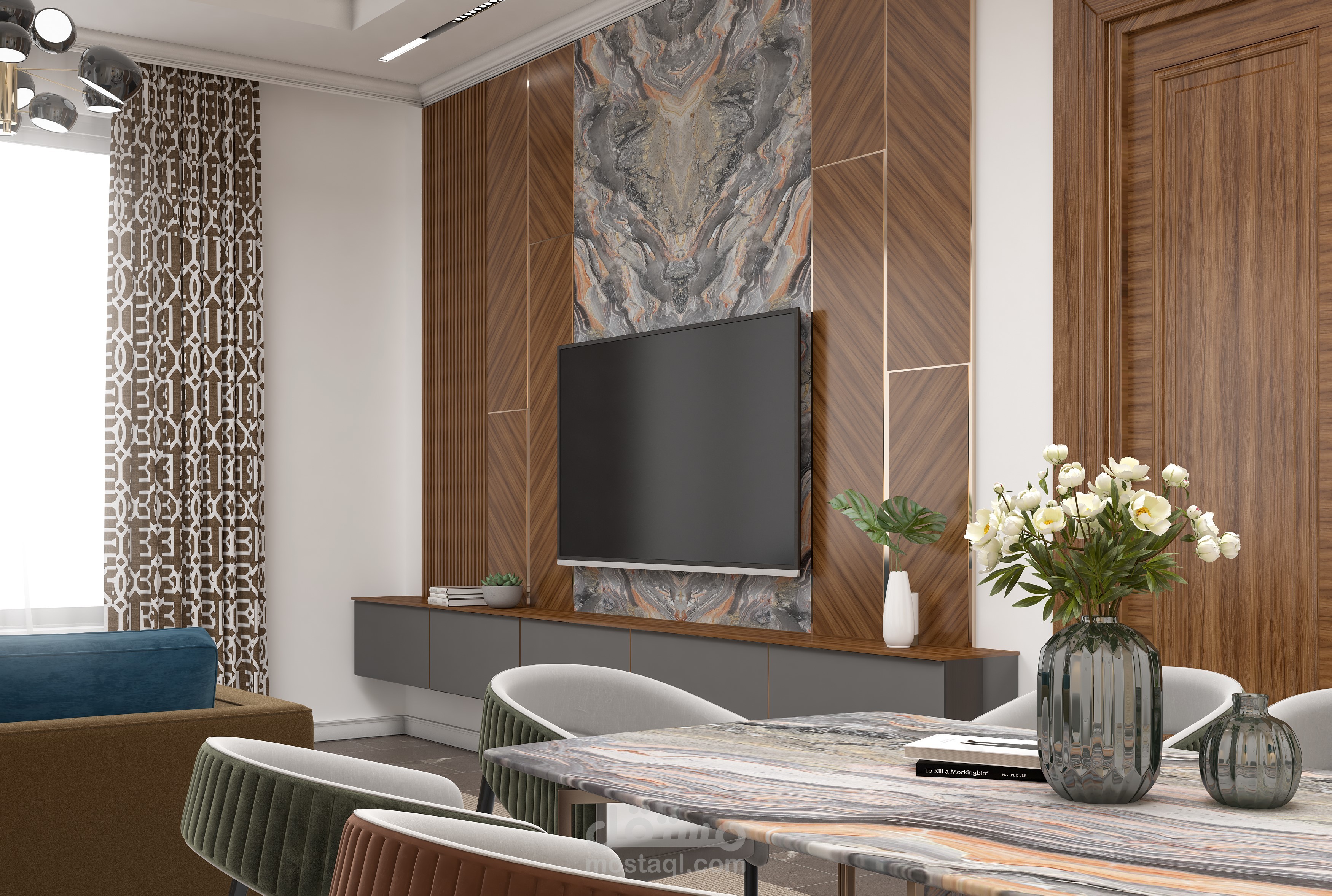 جناح معيشة + طعام