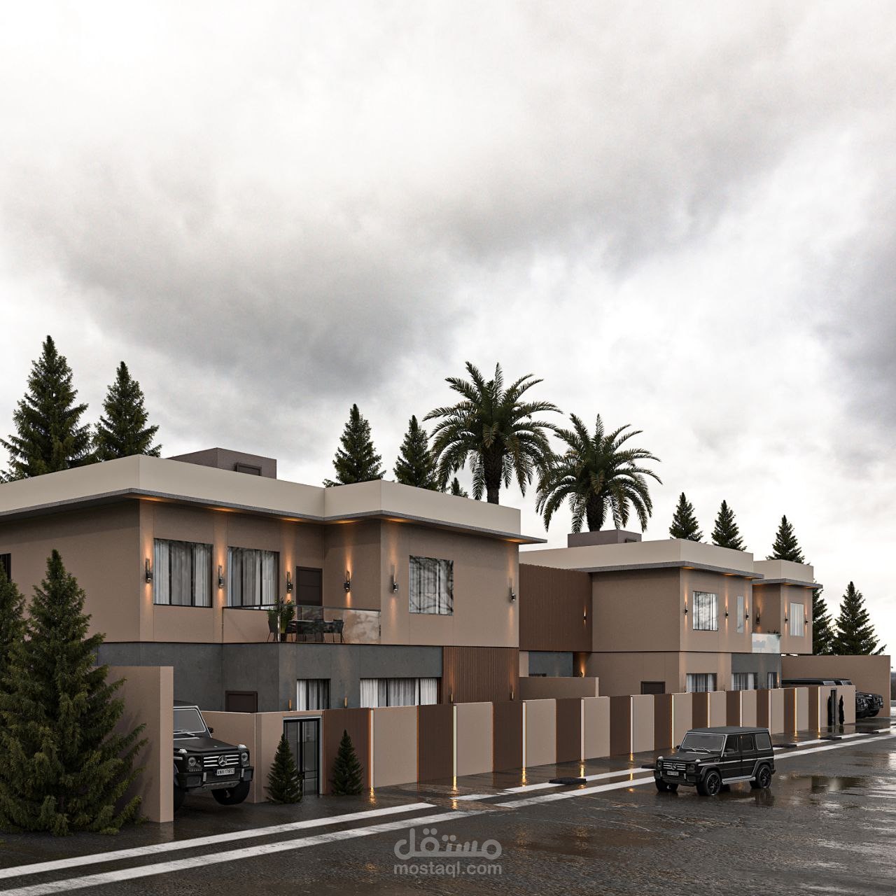 تصميم فيلا في مدينة العين الإماراتية