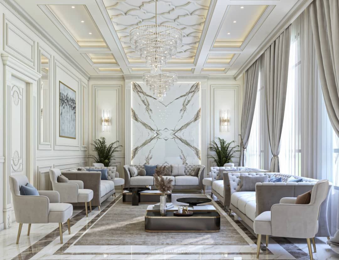 تصميم داخلي لفيلا في الإمارات