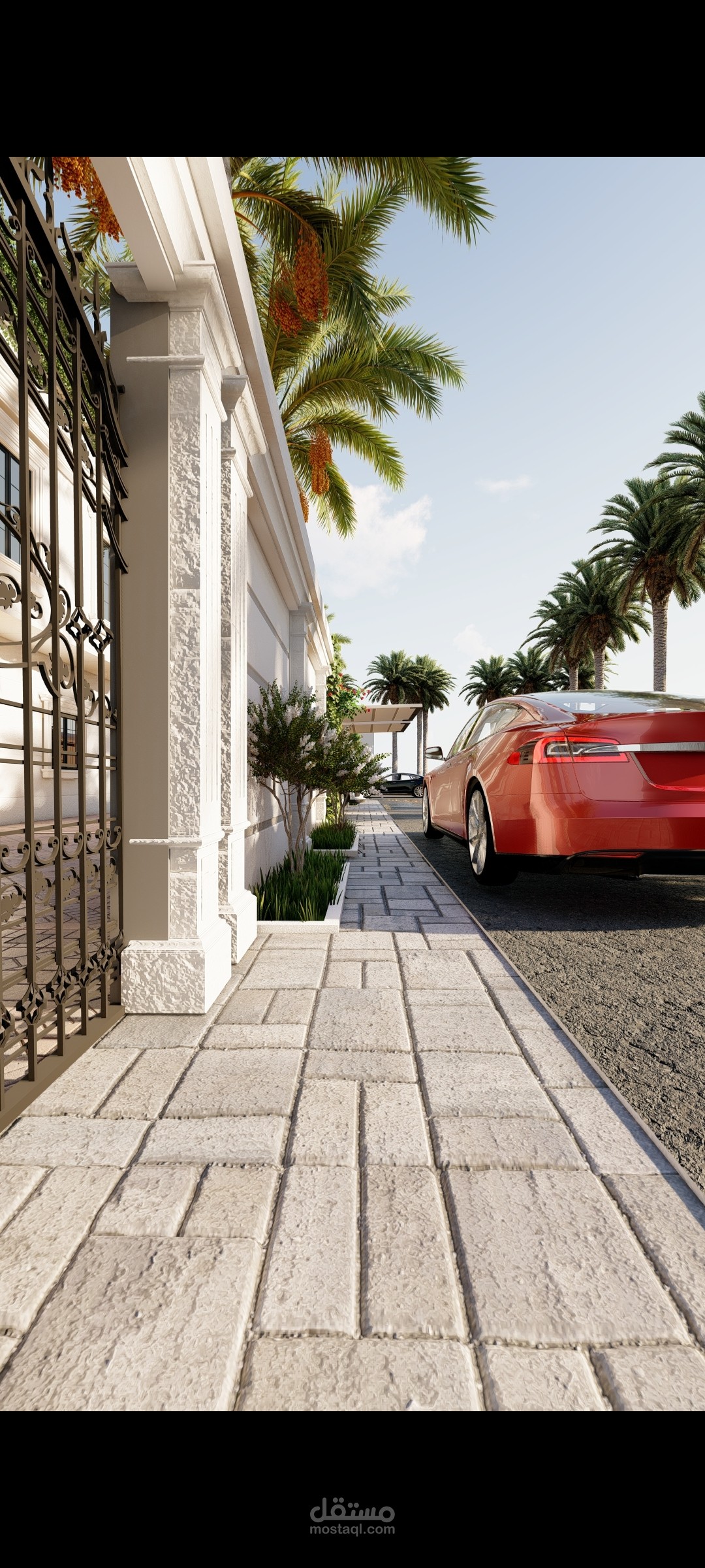 تصميم خارجي فيلا في السعودية