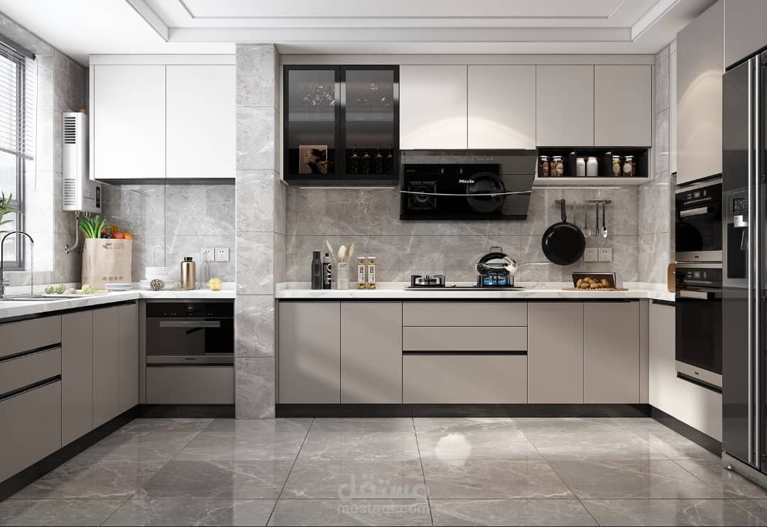 تصميم مطابخ متنوعة بكافة الطرز