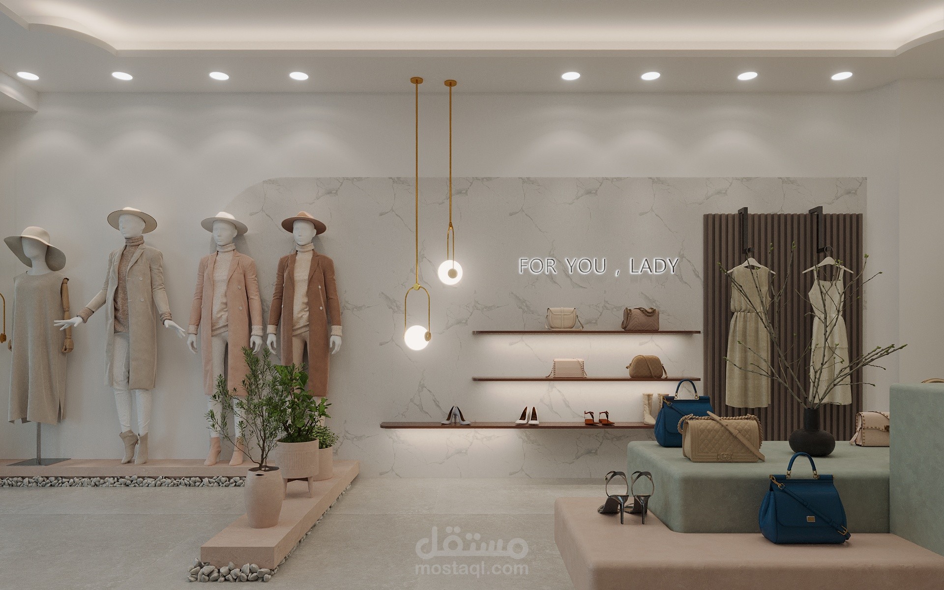 تصميم محل ملابس