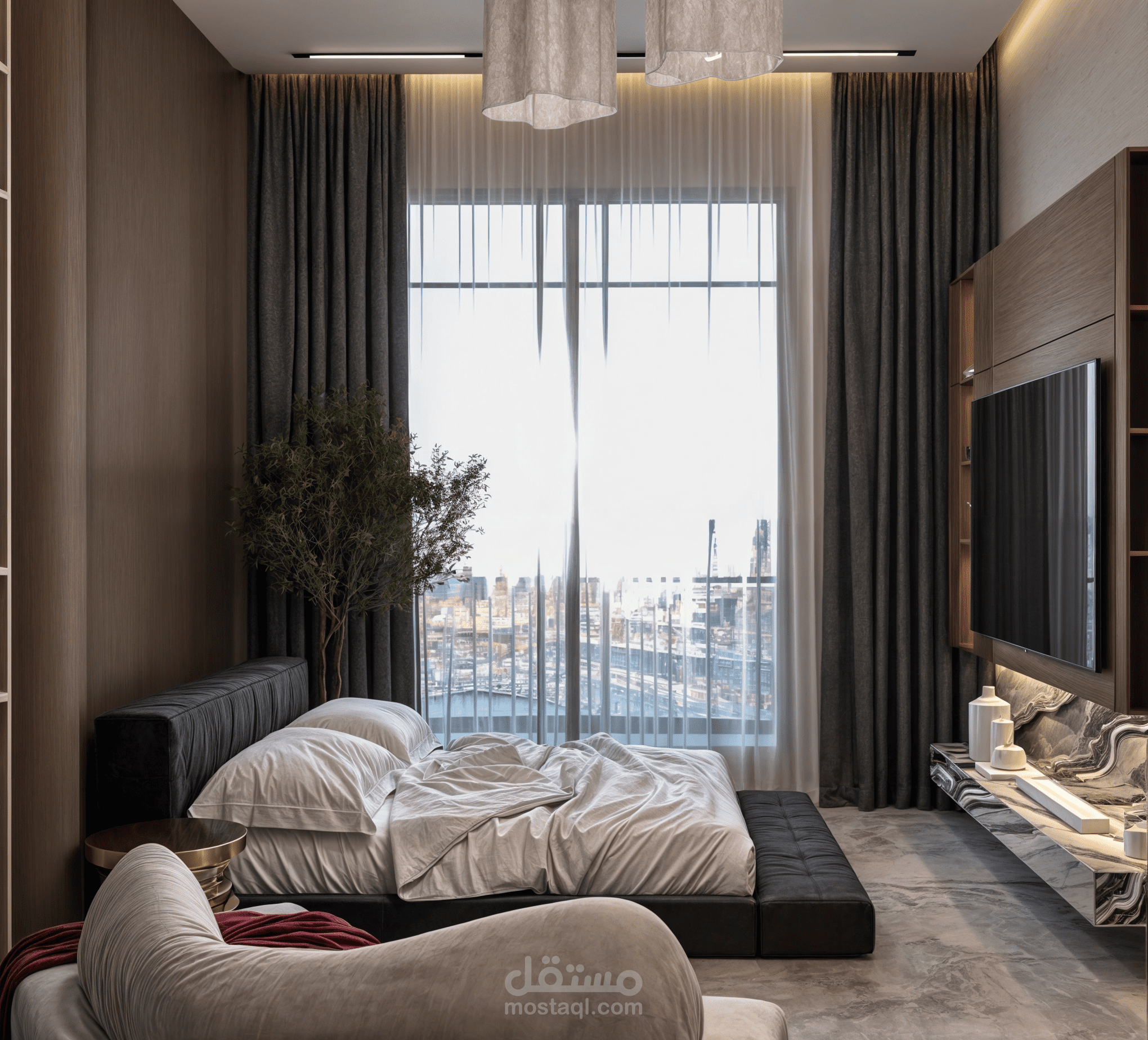 تصميم غرفة نوم في الامارات