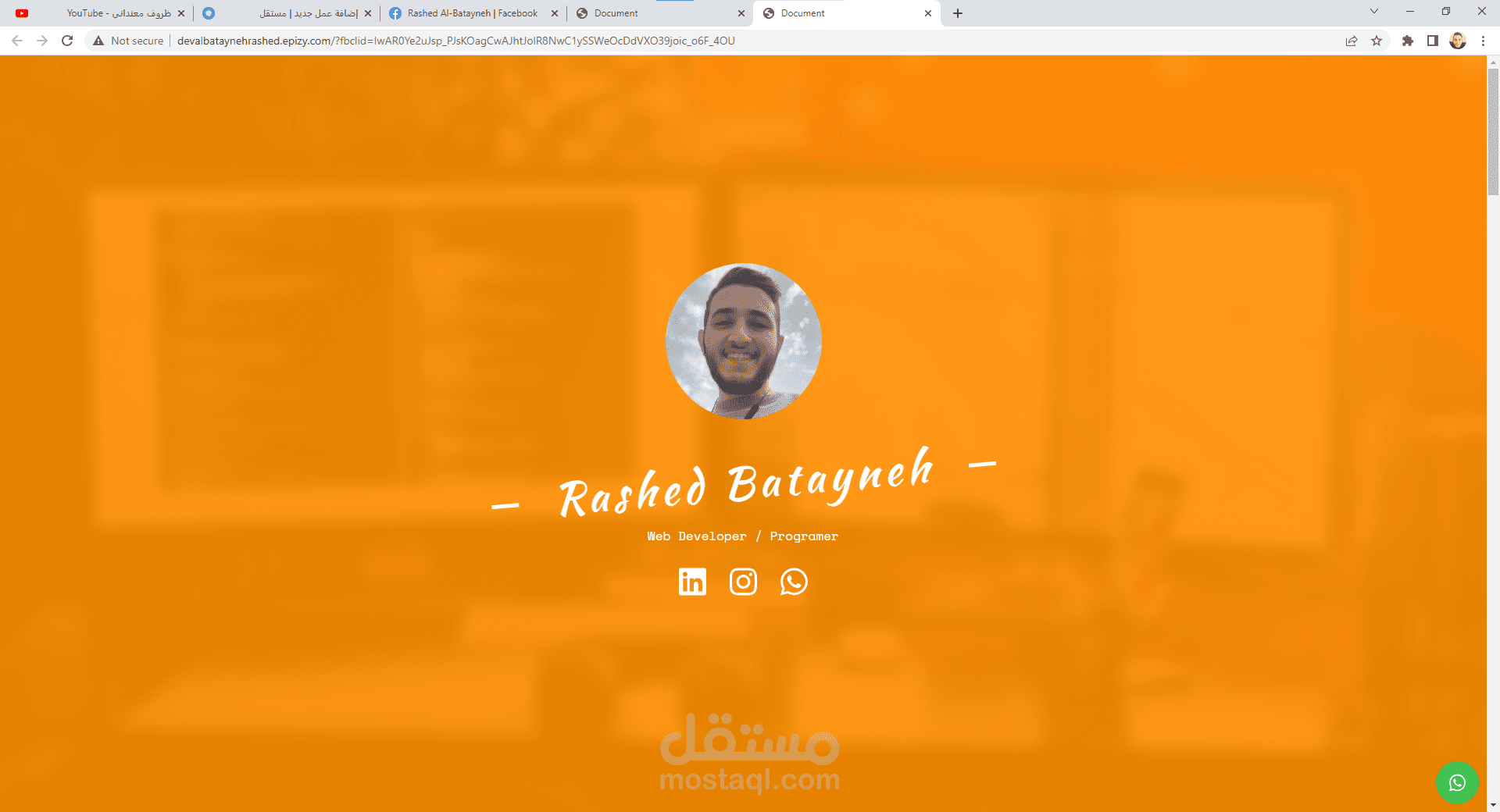 portfolio for designer and webdevloper