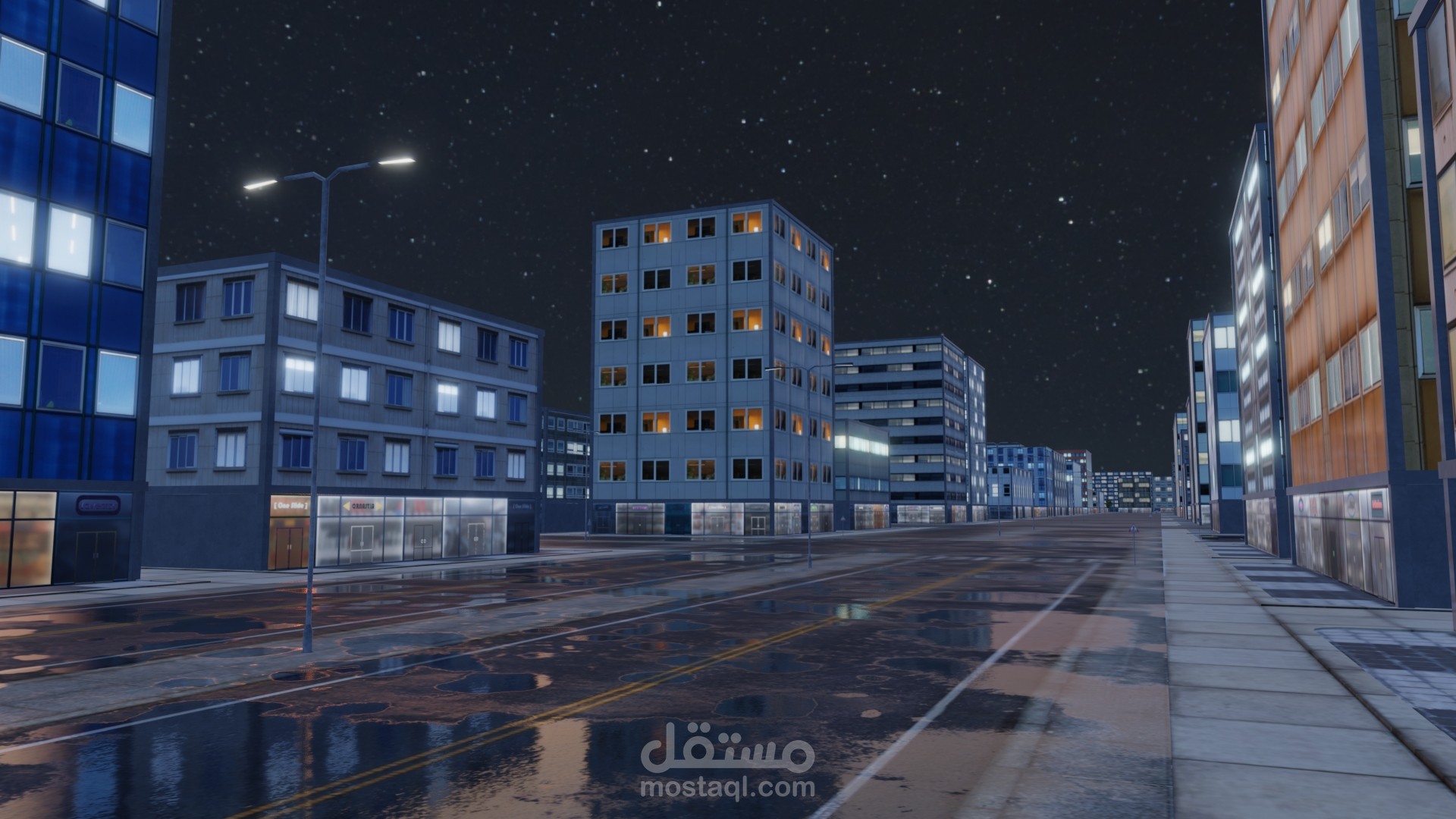 تصميم مدينة للعبة سيارات