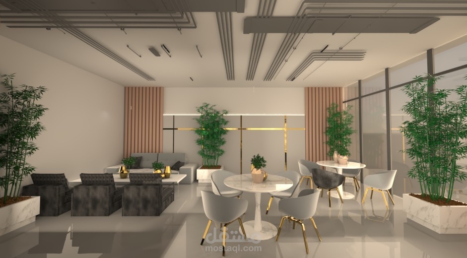 تخطيط معماري ثلاثي الأبعاد لشقه سكنيه  – تنفيذ هندسي محترف