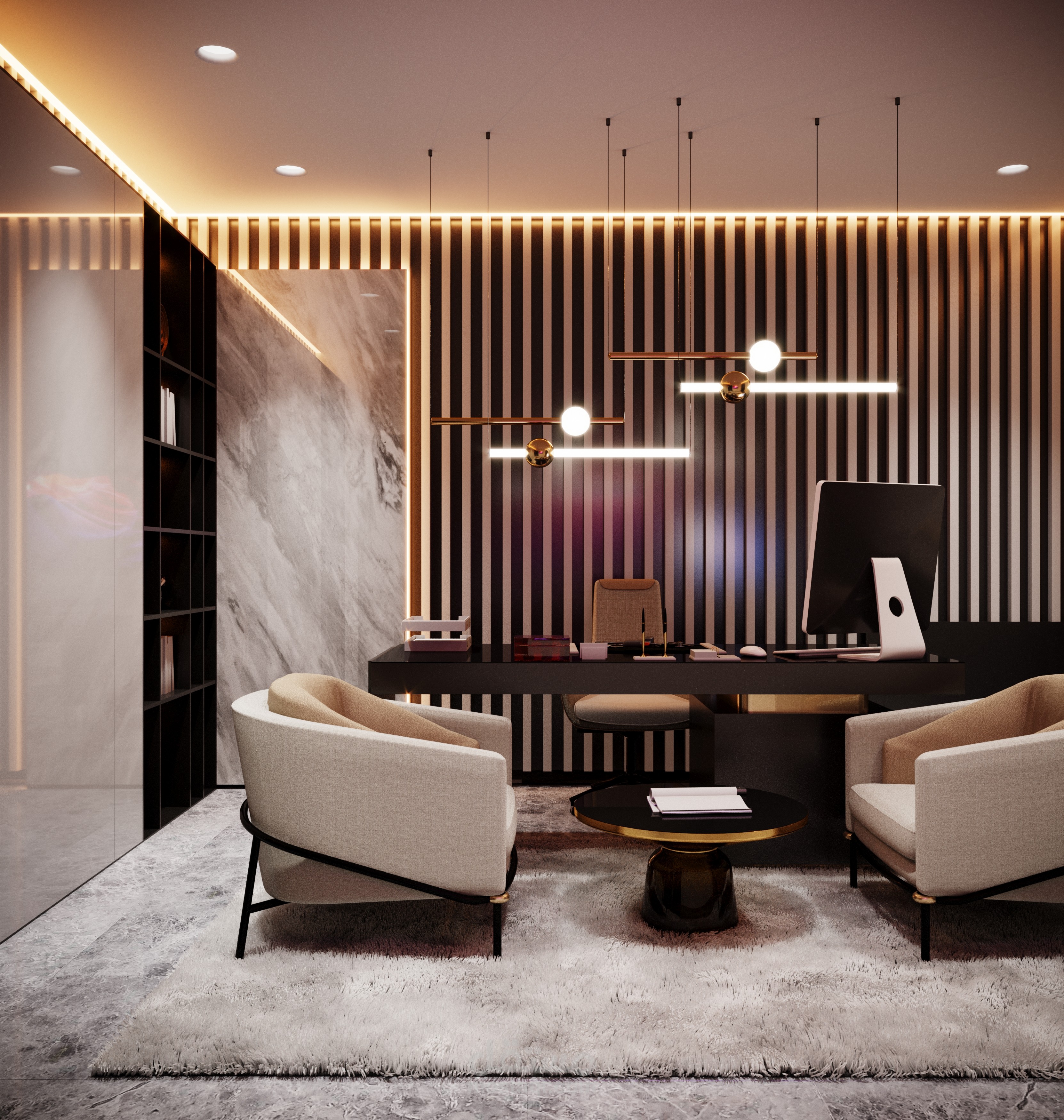 تصميم عيادة في مستشفى قطاع خاص بالسعودية