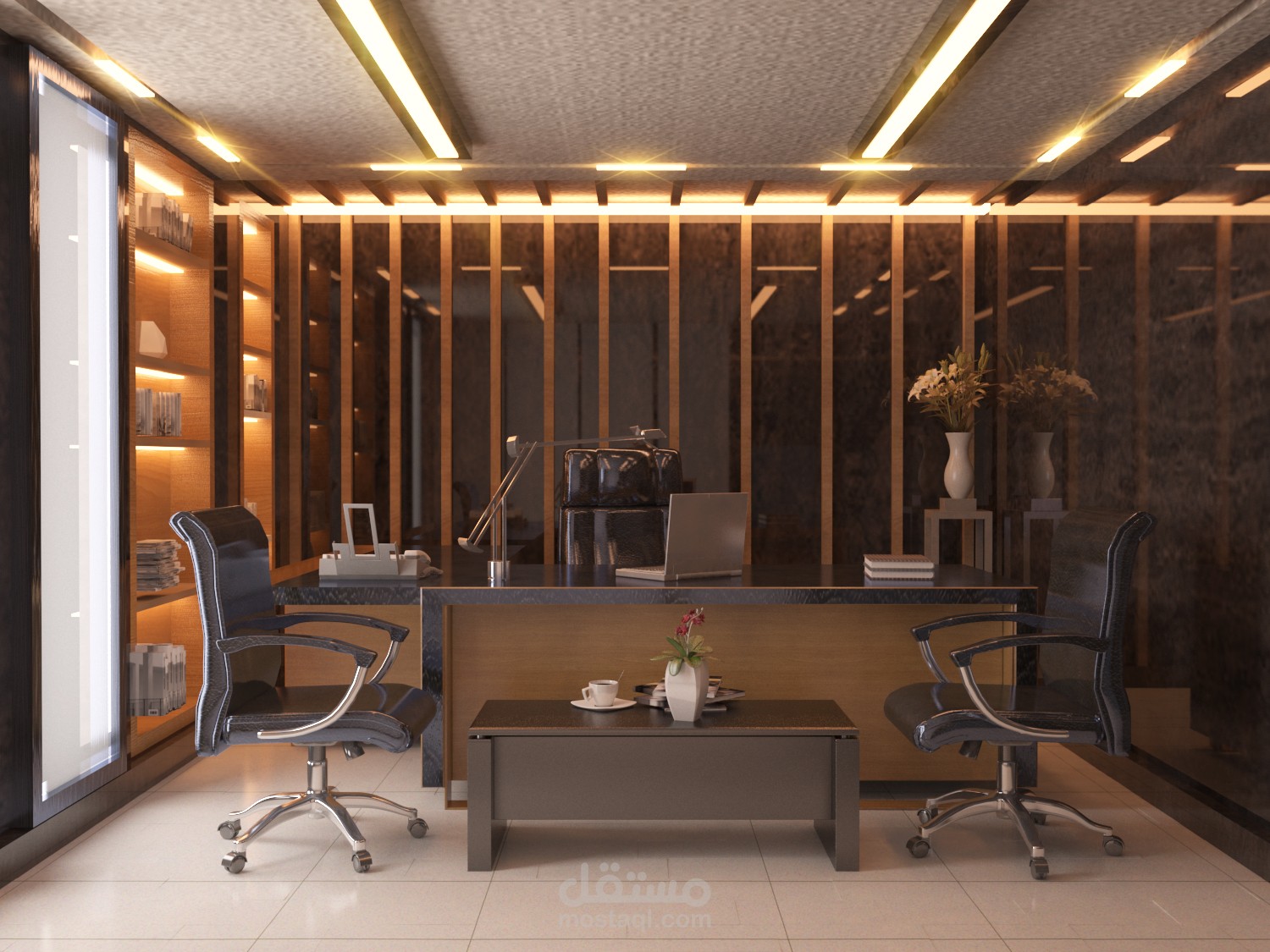 تصميم داخلي لمكتب