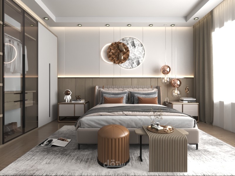 تصميم داخلي لغرفة نوم
