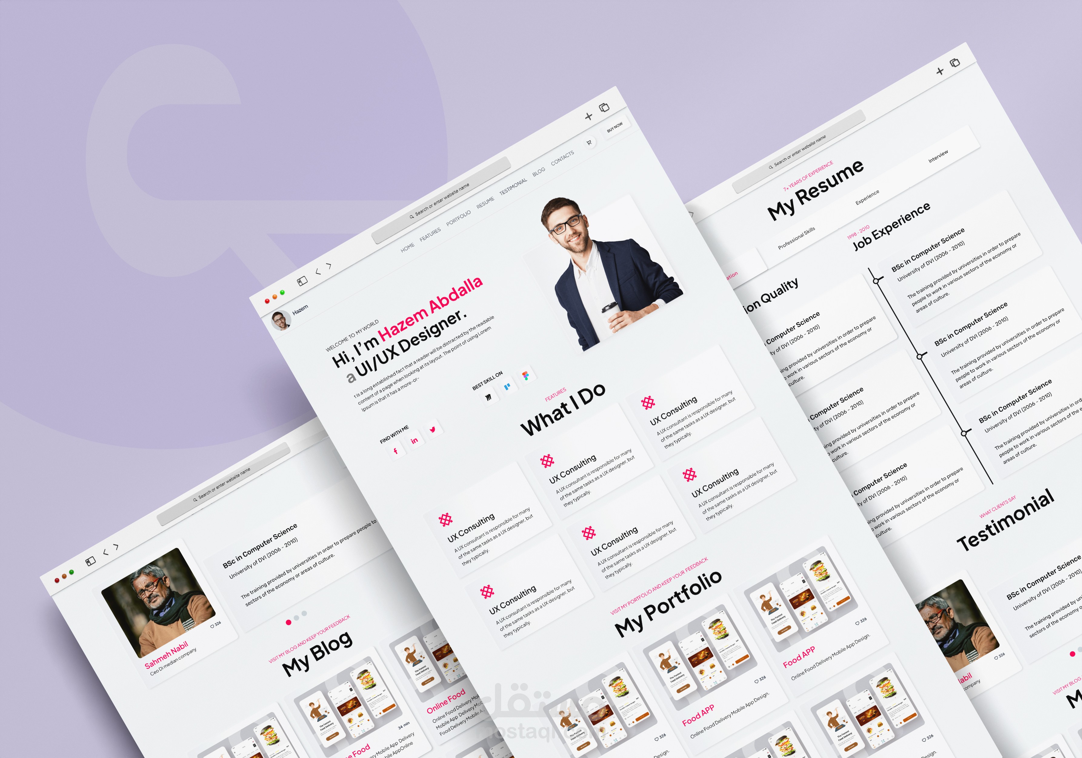 landing page