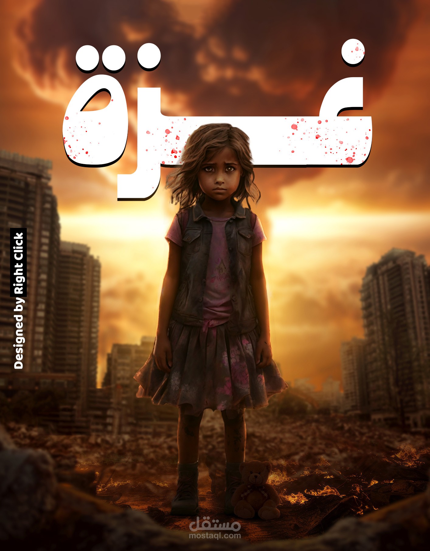 تصميم سوشيل ميديا ( رمز العزة )