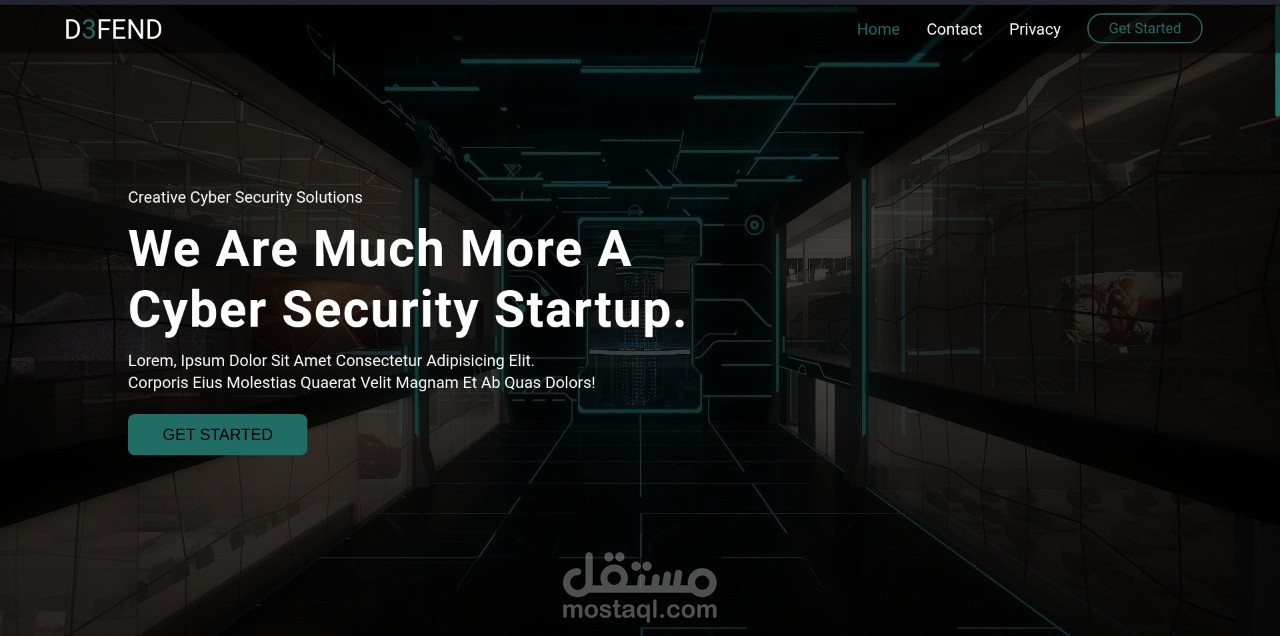 موقع شركه متجاوب مع جميع الاجهزه