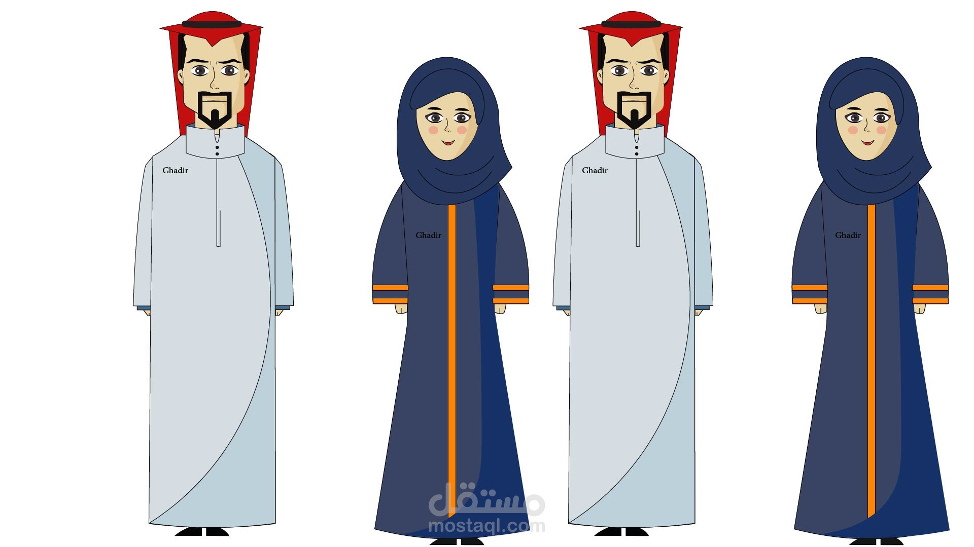 رسم شخصيات على الاليستيرتور