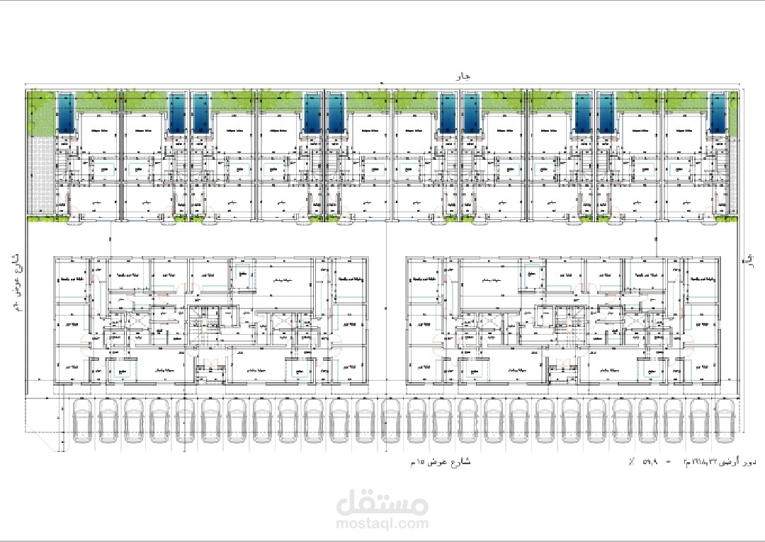 مجمع سكني عمارات وفيلات تاون هاوس