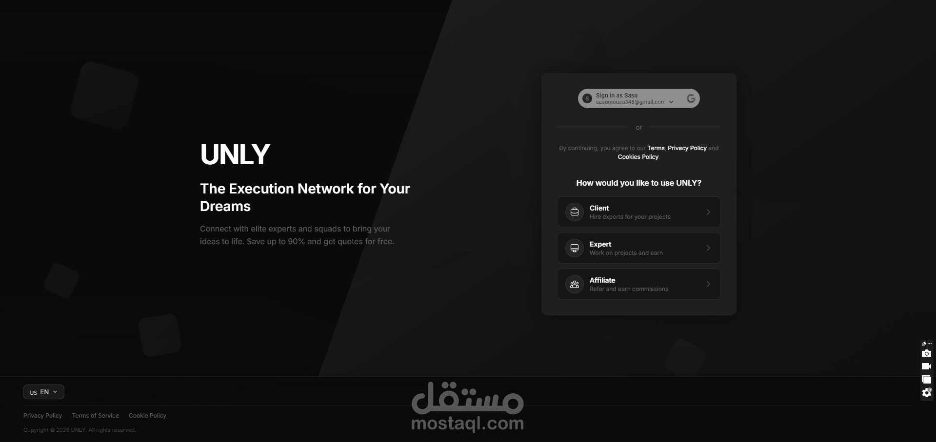 UNLY Platform_Complete Full-Stack Digital Marketplace Platform with Real-Time Features