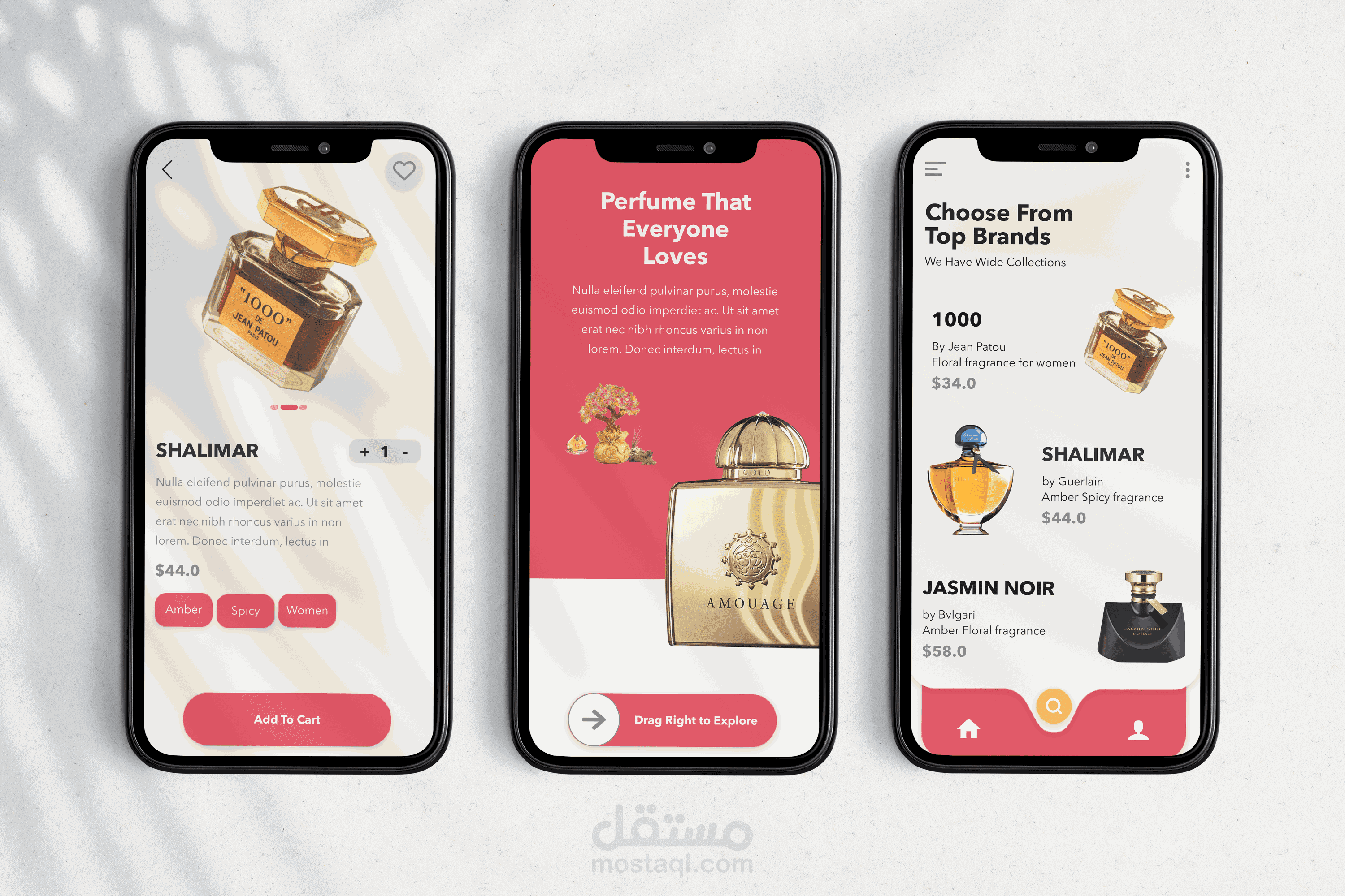 Perfume App UI