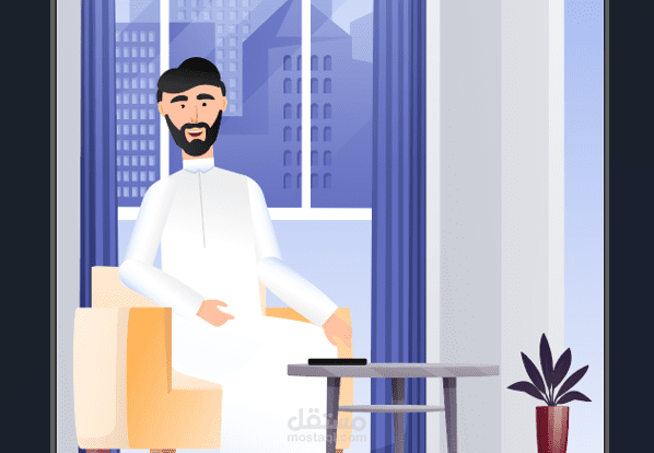 فيديو موشن جرافيك لصالح تطبيق وينك
