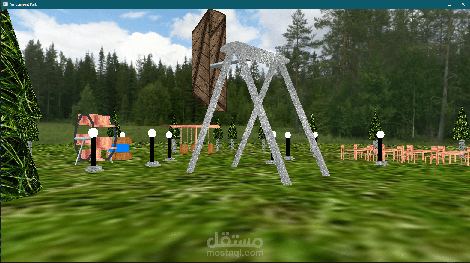 3D Amusement park (مدينة الملاهي)
