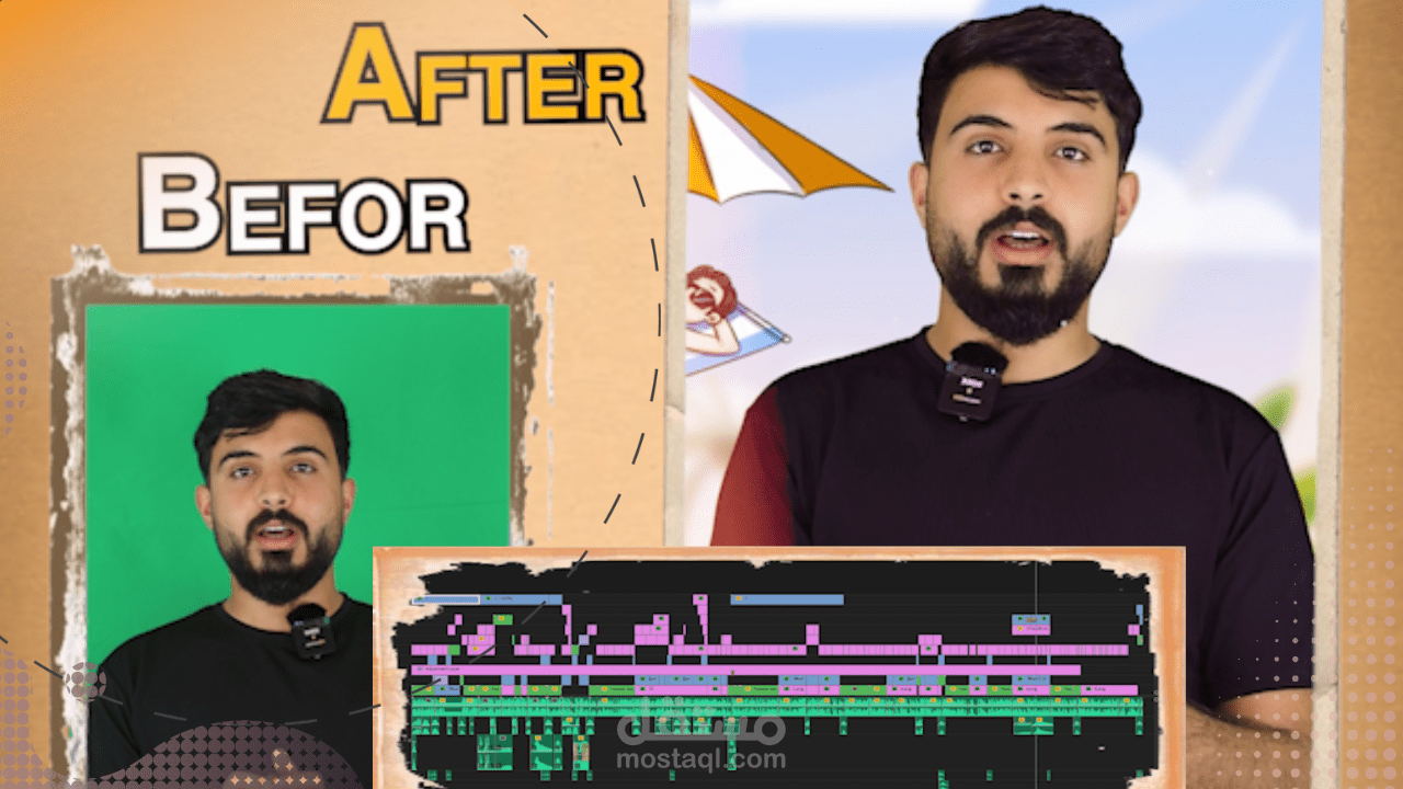 مونتاج ريلز عصري لصناع المحتوى