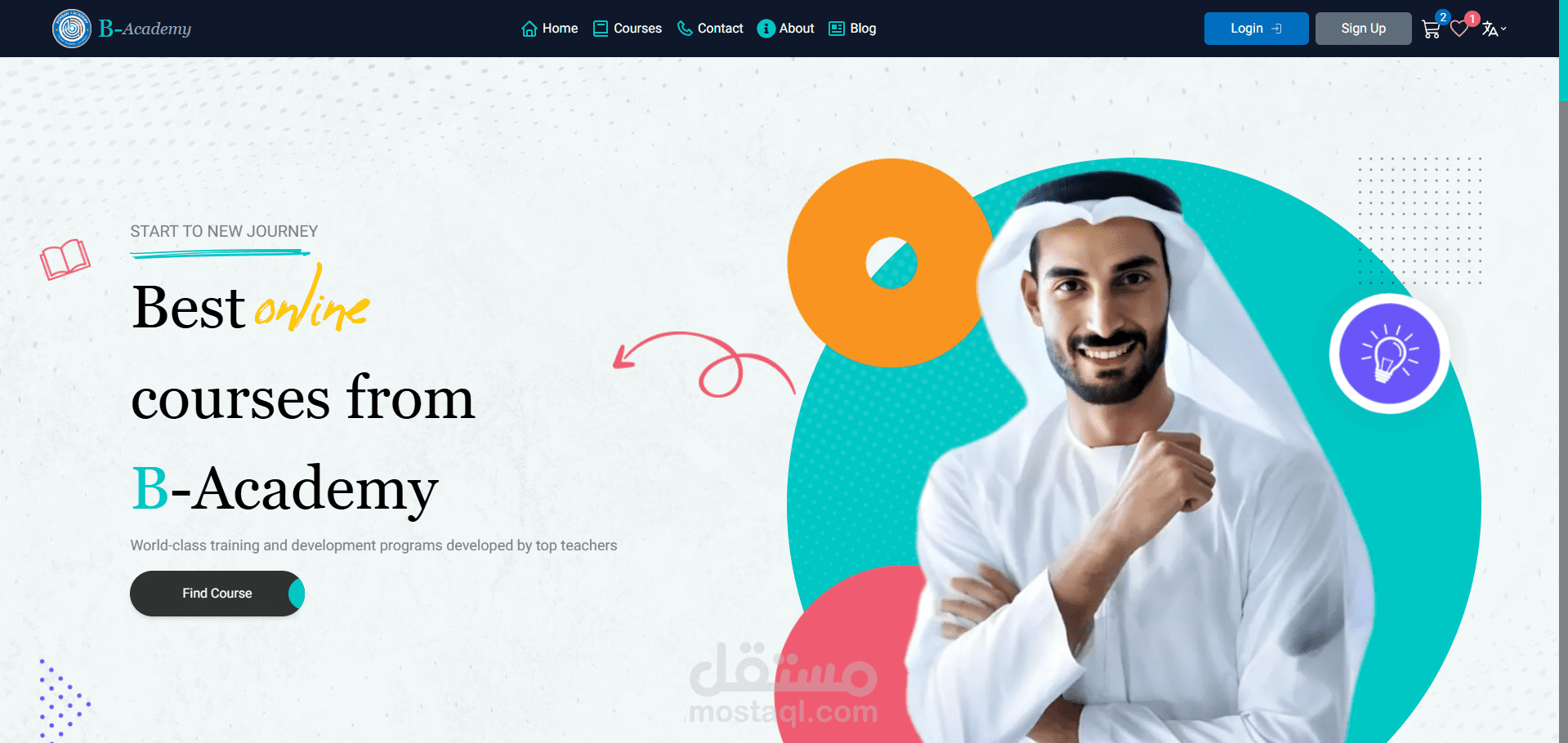 Borsan Academy - منصة لعرض وبيع الدورات التعليمية