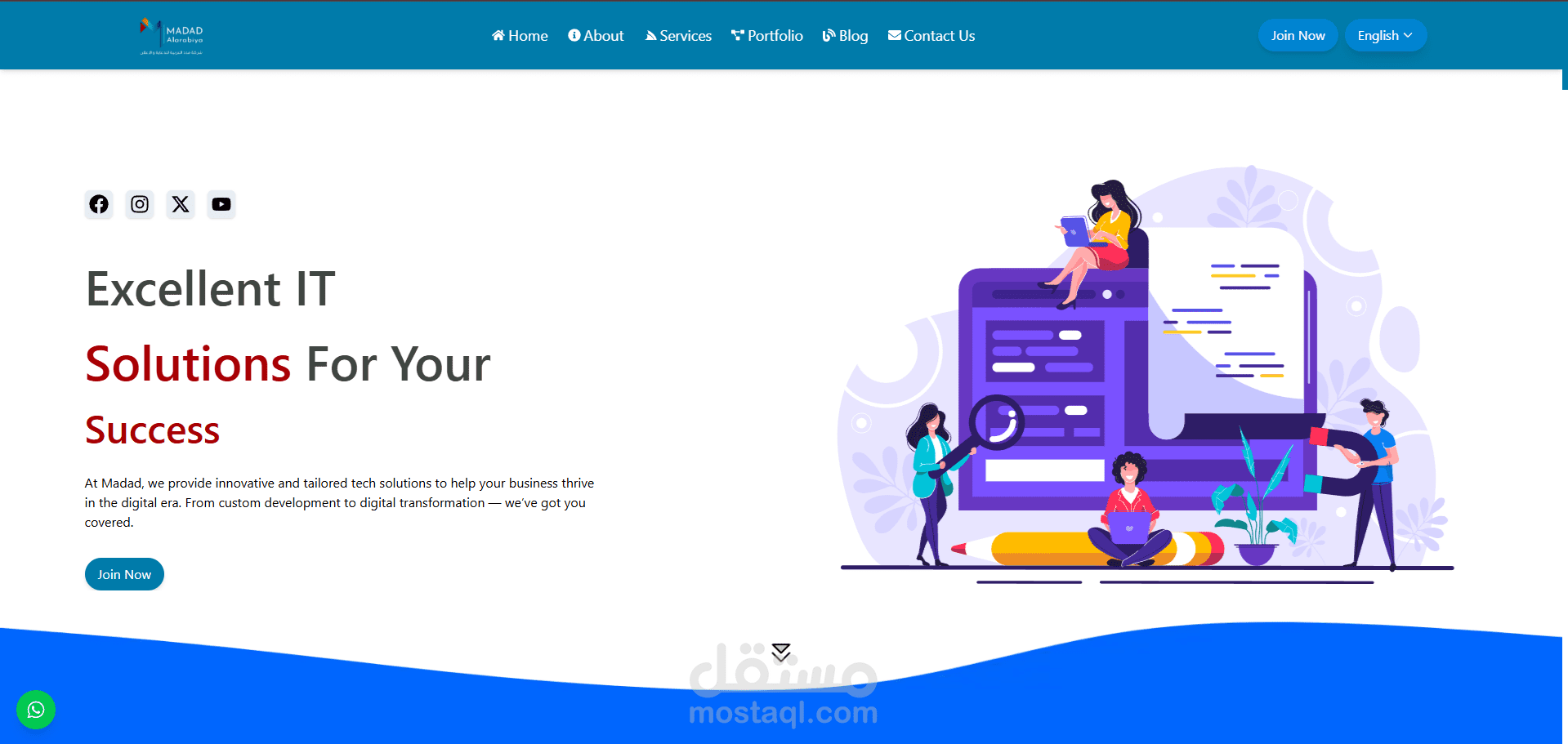 Madad Teck - منصة تختص بتقديم الخدمات التقنية