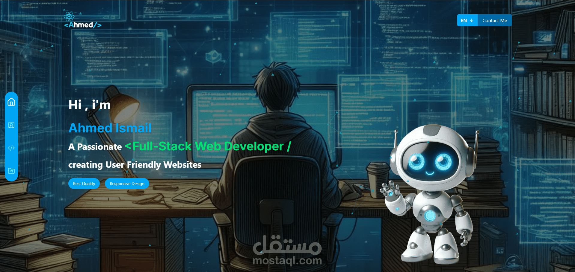 My Portfolio - موقعى الشخصى