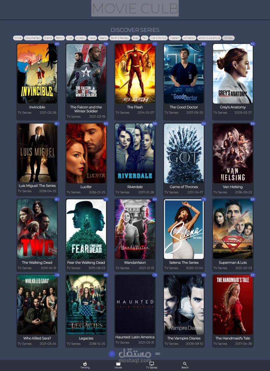 Movies Club App
