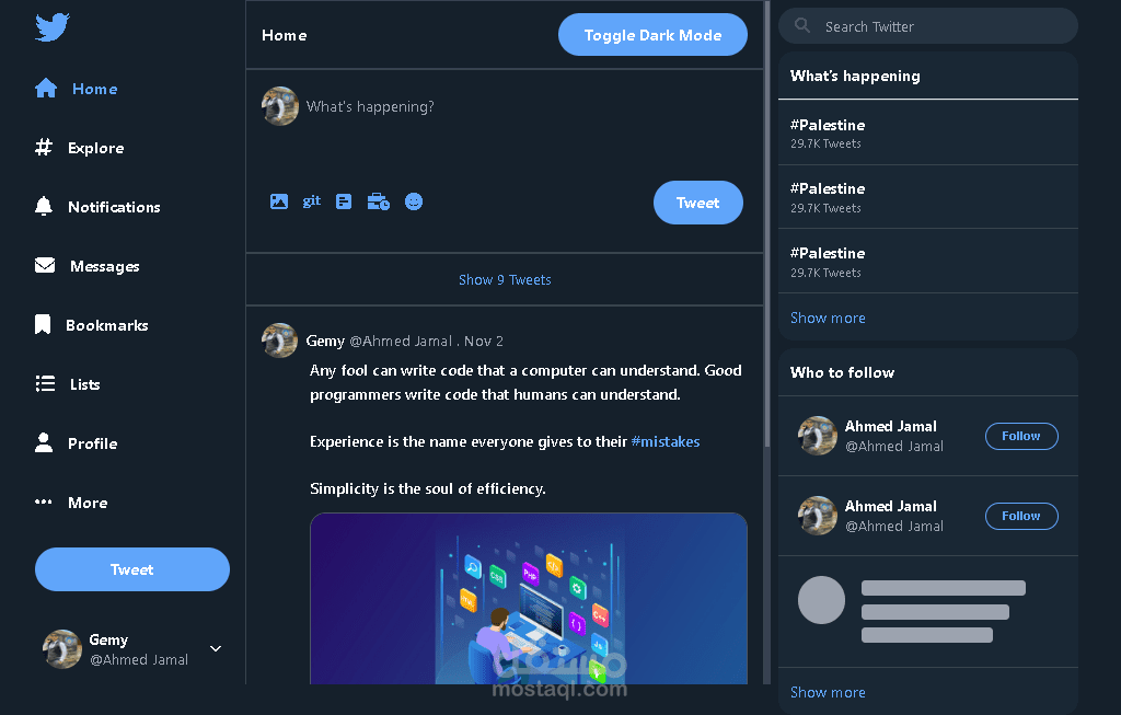 Twitter Clone