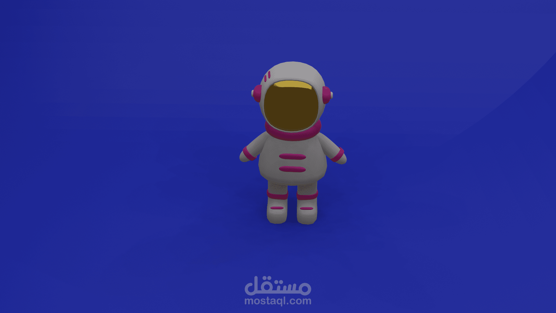 تصميم 3d ل رائد الفضاء