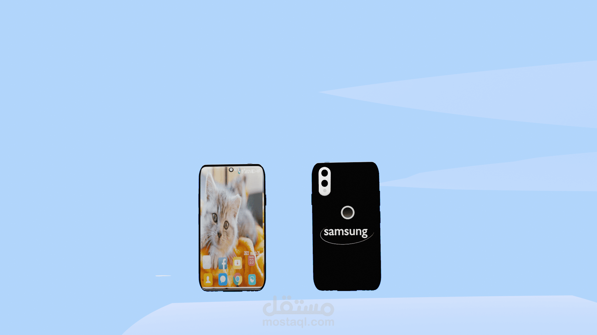 تصميم    لهاتف 3d