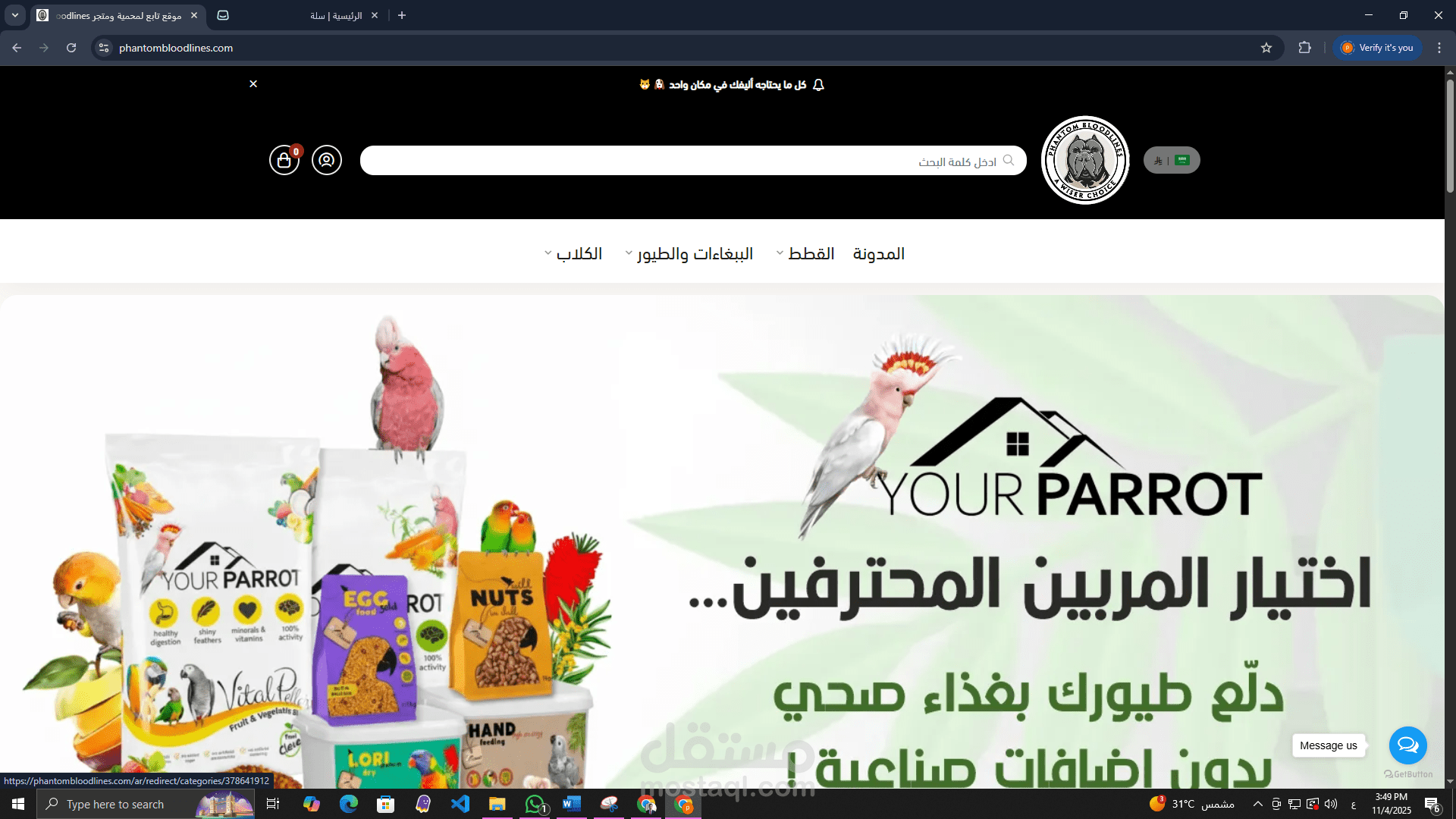 بناء وأدارة وتصميم متجر ألكتروني علي سلة