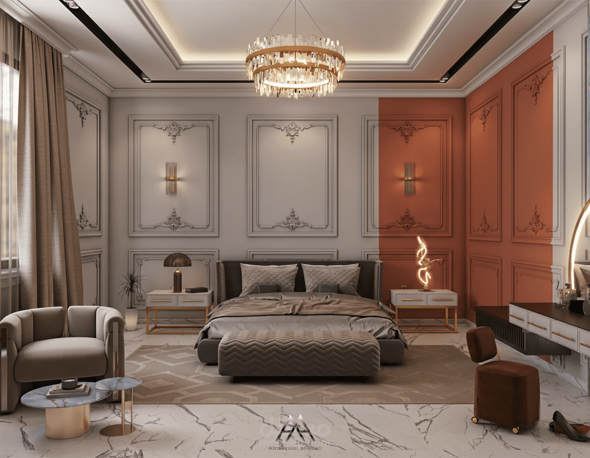 غرفة نوم نيوكلاسيك