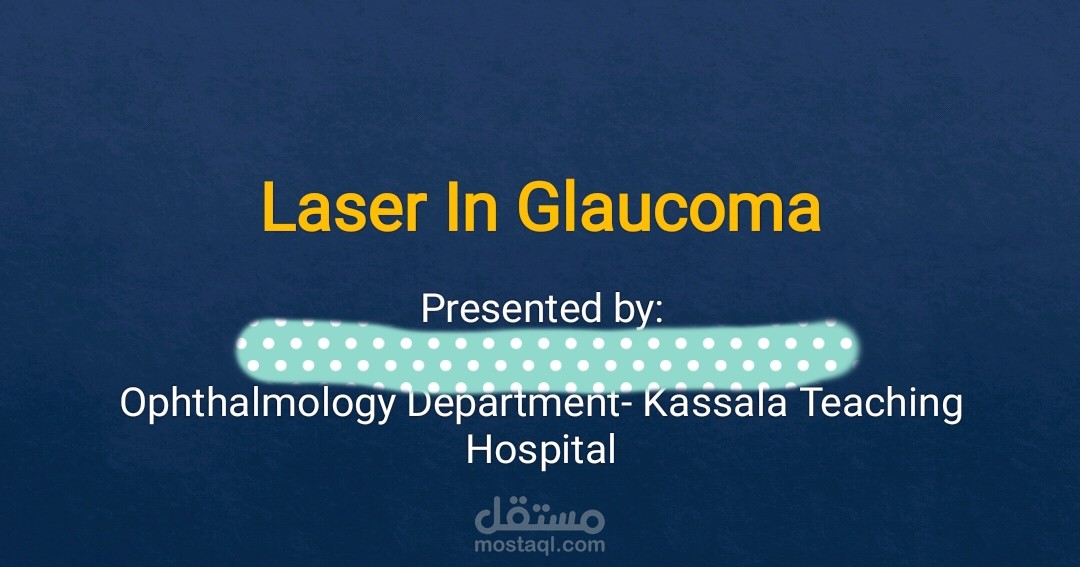 Laser in Glaucoma
