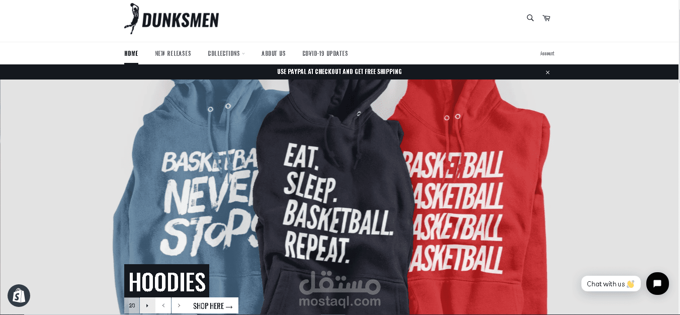 إنشاء متجر إلكتروني على منصة شوبيفاي Shopify