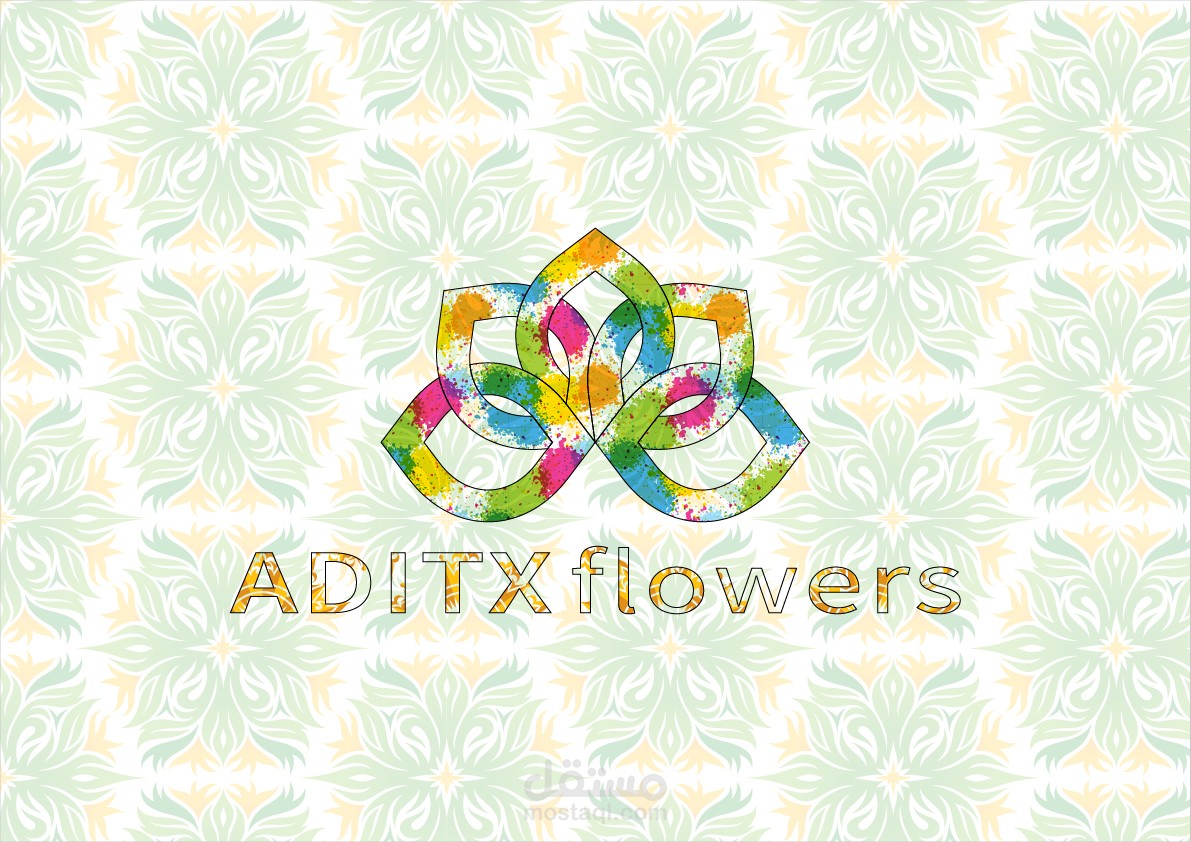 تصميم شعار لمحل الأزهار