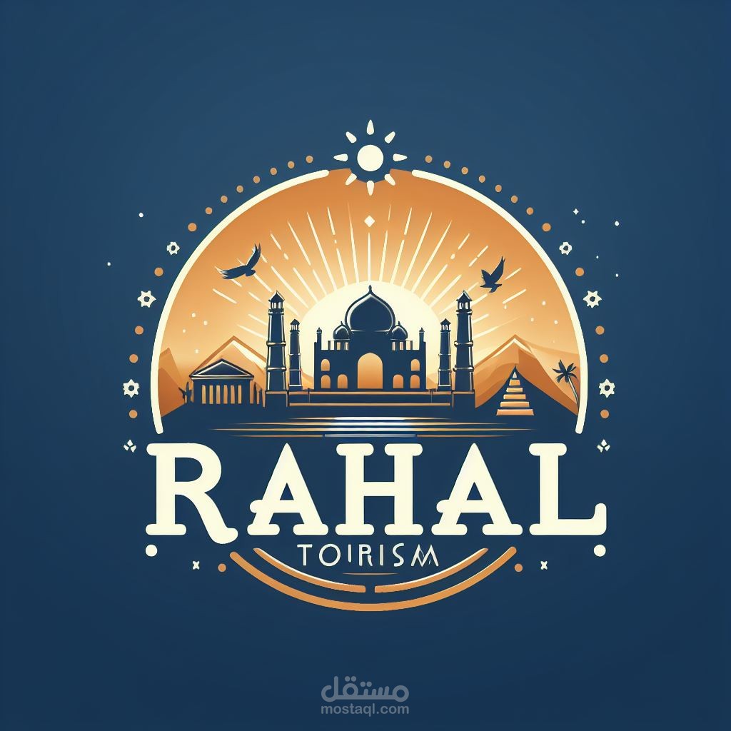 شعار احترافى مخصص لشركة سياحة عصرية ومحل sweets