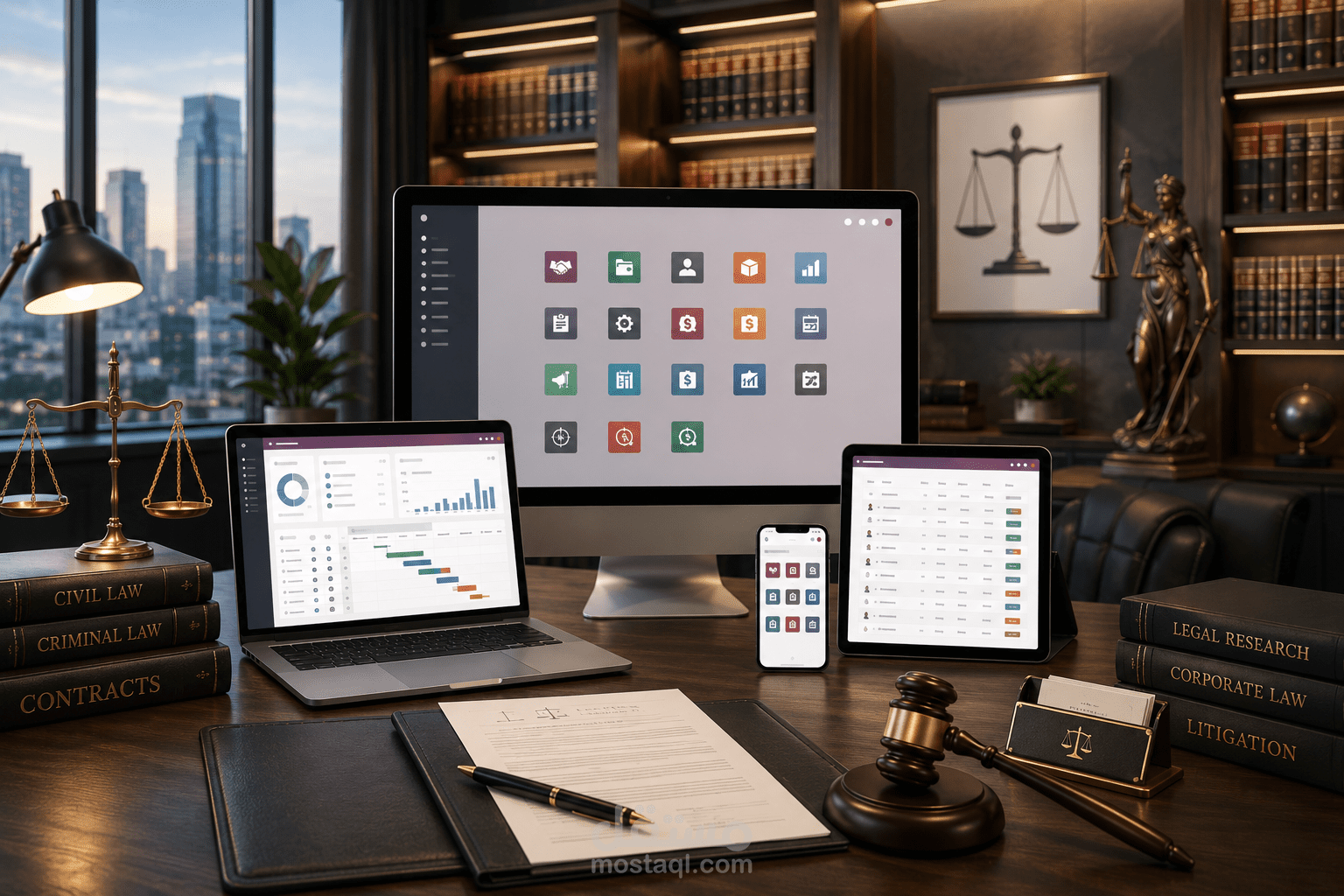 تنفيذ Odoo ERP لمكتب محاماة