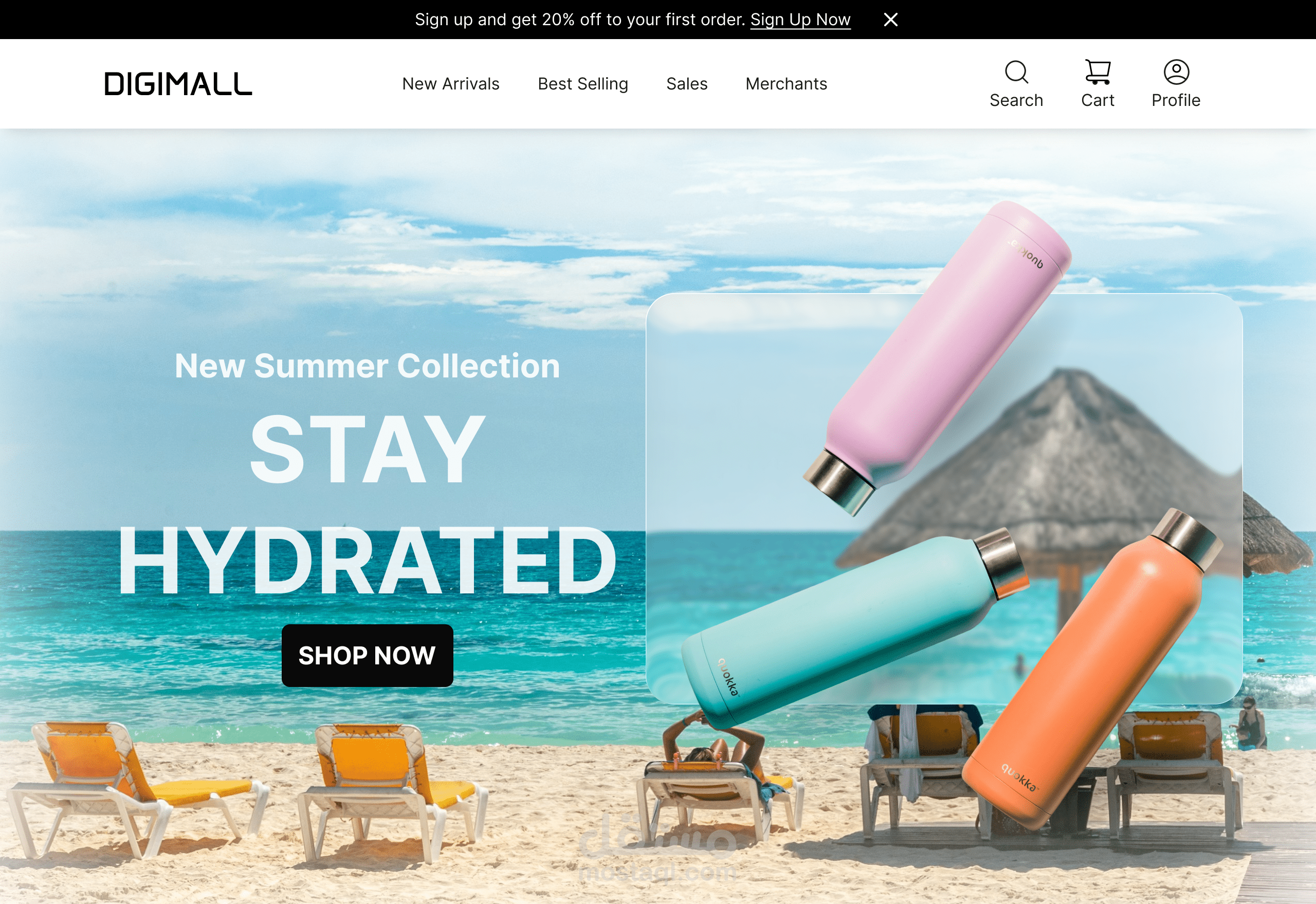 Digimall.eg تصميم لسوق الكترونى متكامل للبائعين والعملاء