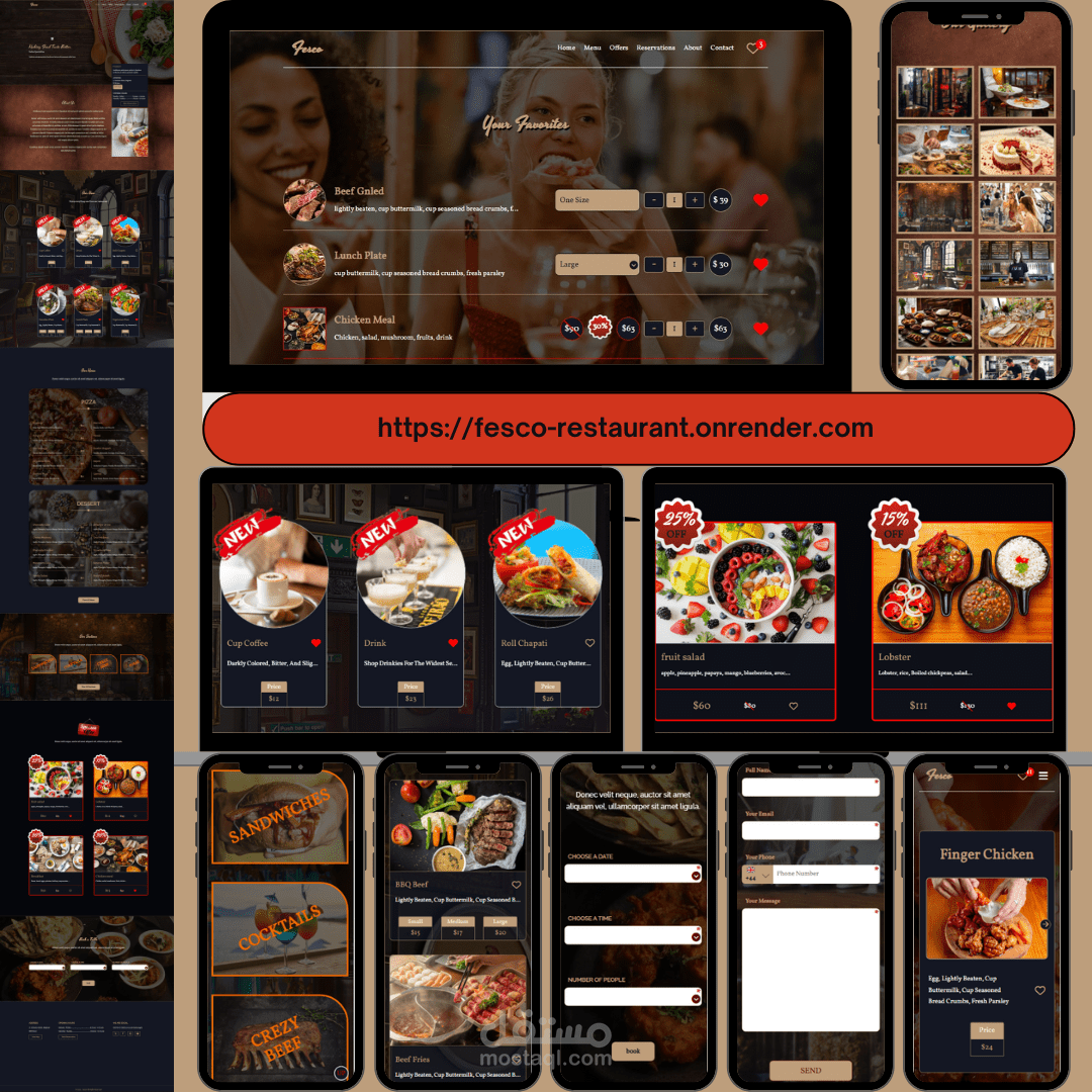 Fesco Restaurant Website