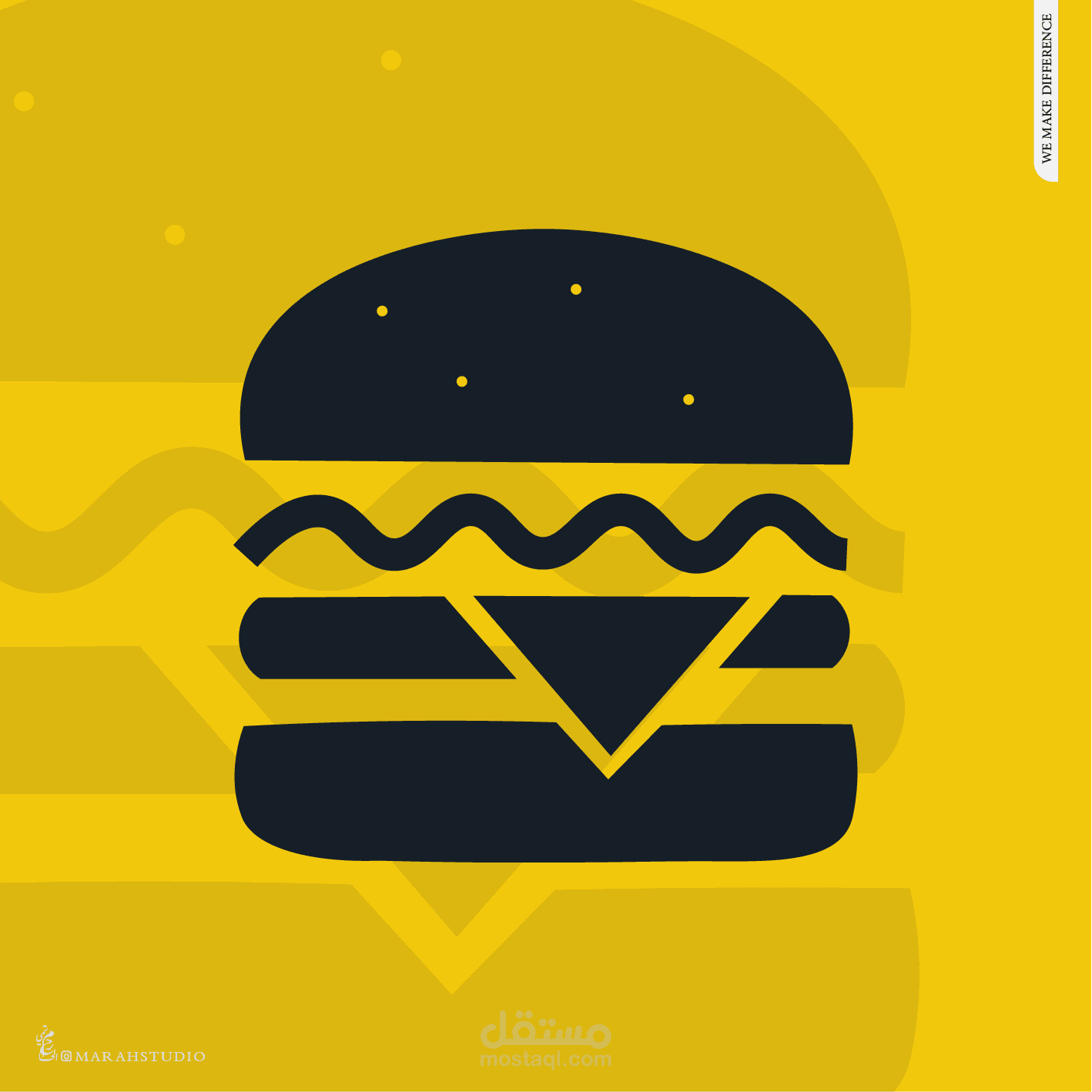 إعادة رسم شعار برجر