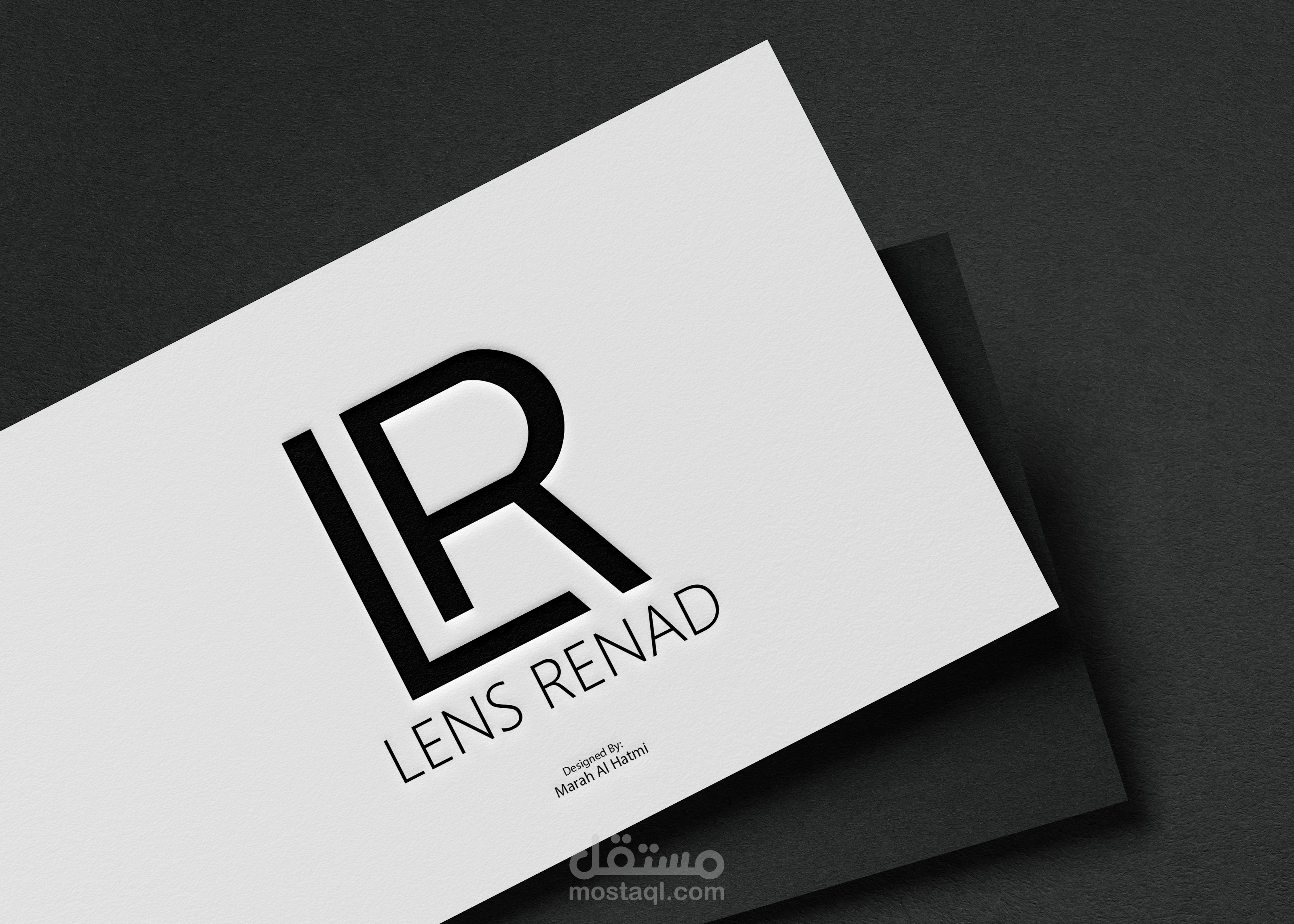 تصميم شعار Lens Renad