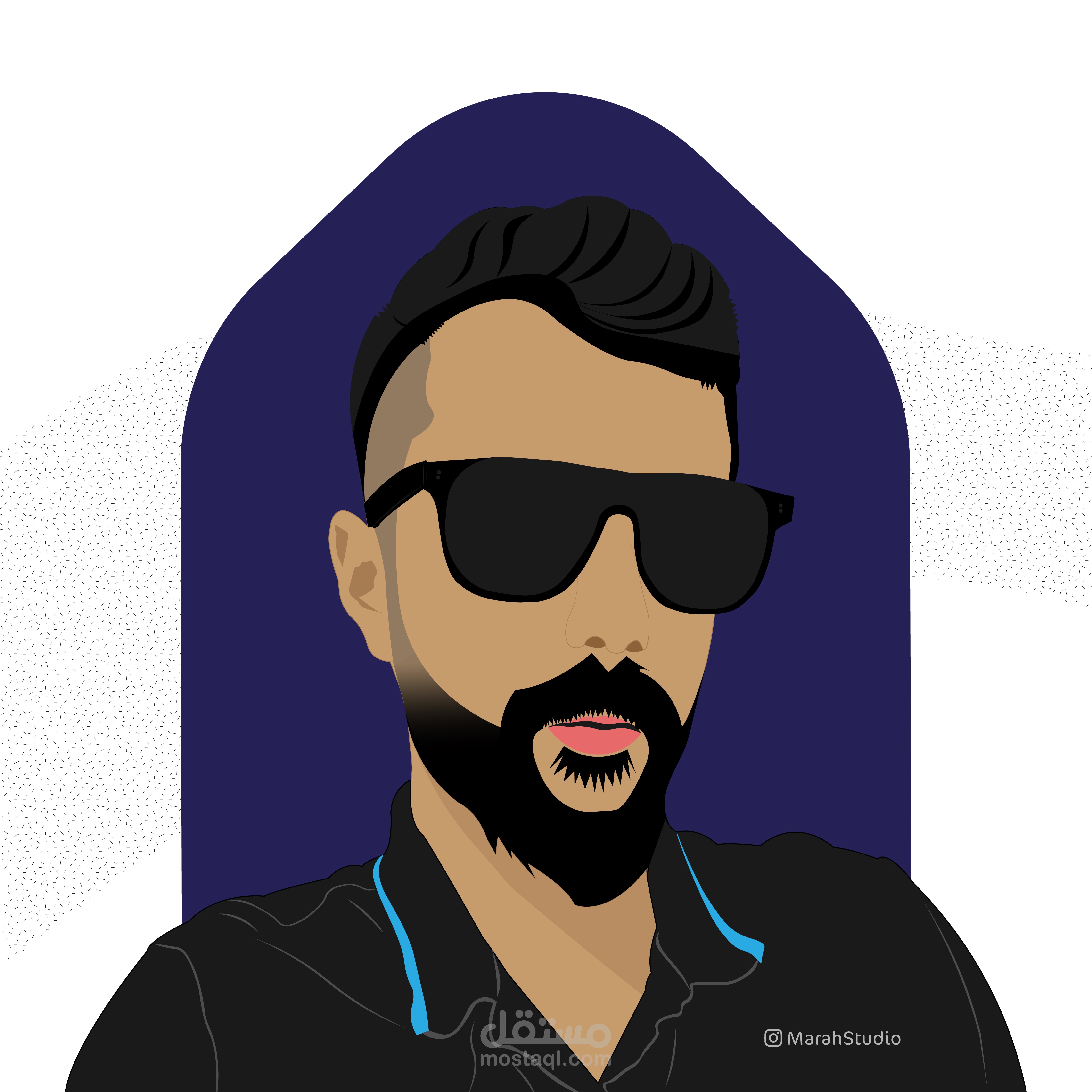 رسم صورتك فيكتور أرت | Vector Art