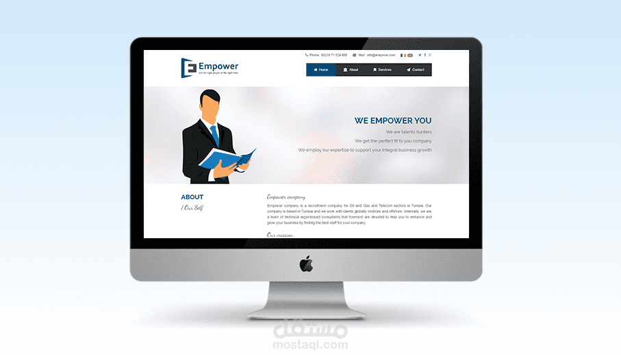 Empower - Landing page