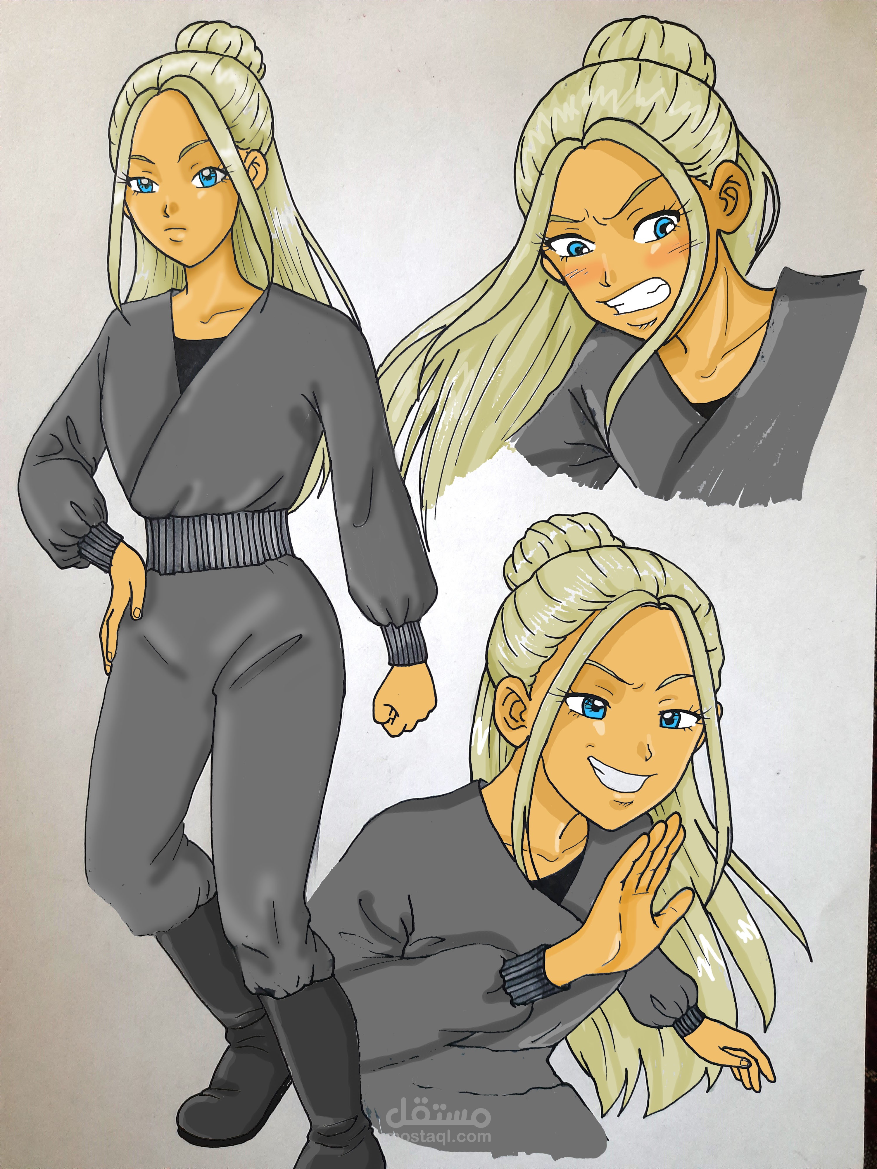 تصميم شخصية كرتونية