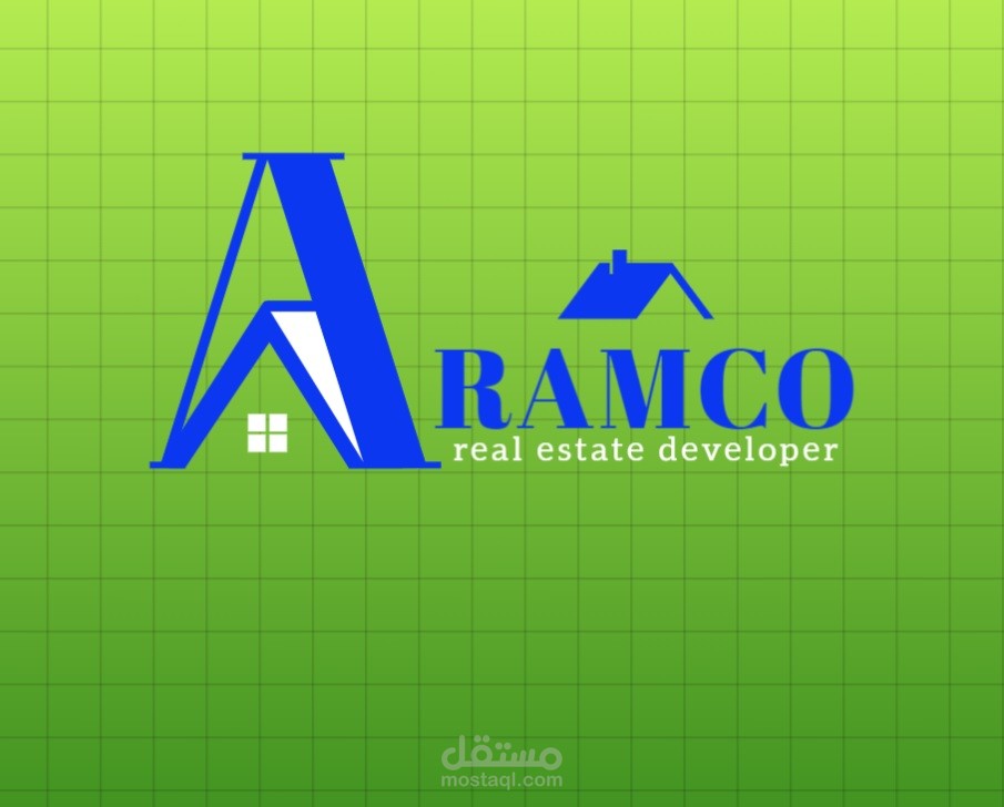 لوجو كتابي لشركة عقارات