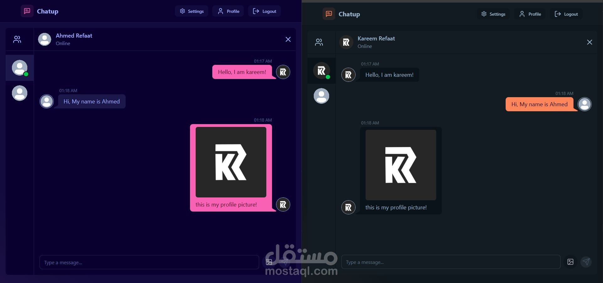 تطبيق محادثة فورية متكامل باستخدام Socket.io وMERN Stack