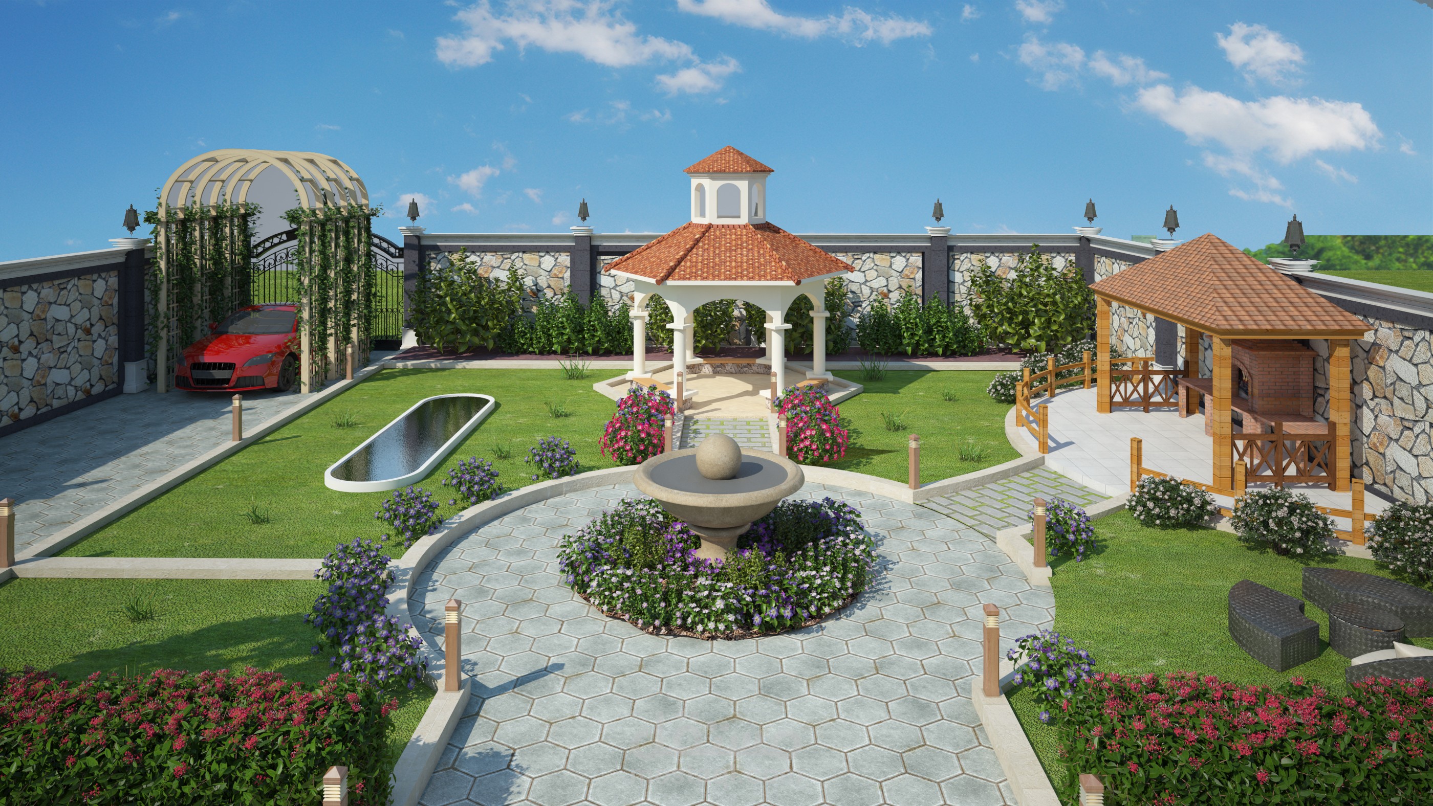 تصميم مزرعة  في سوريا